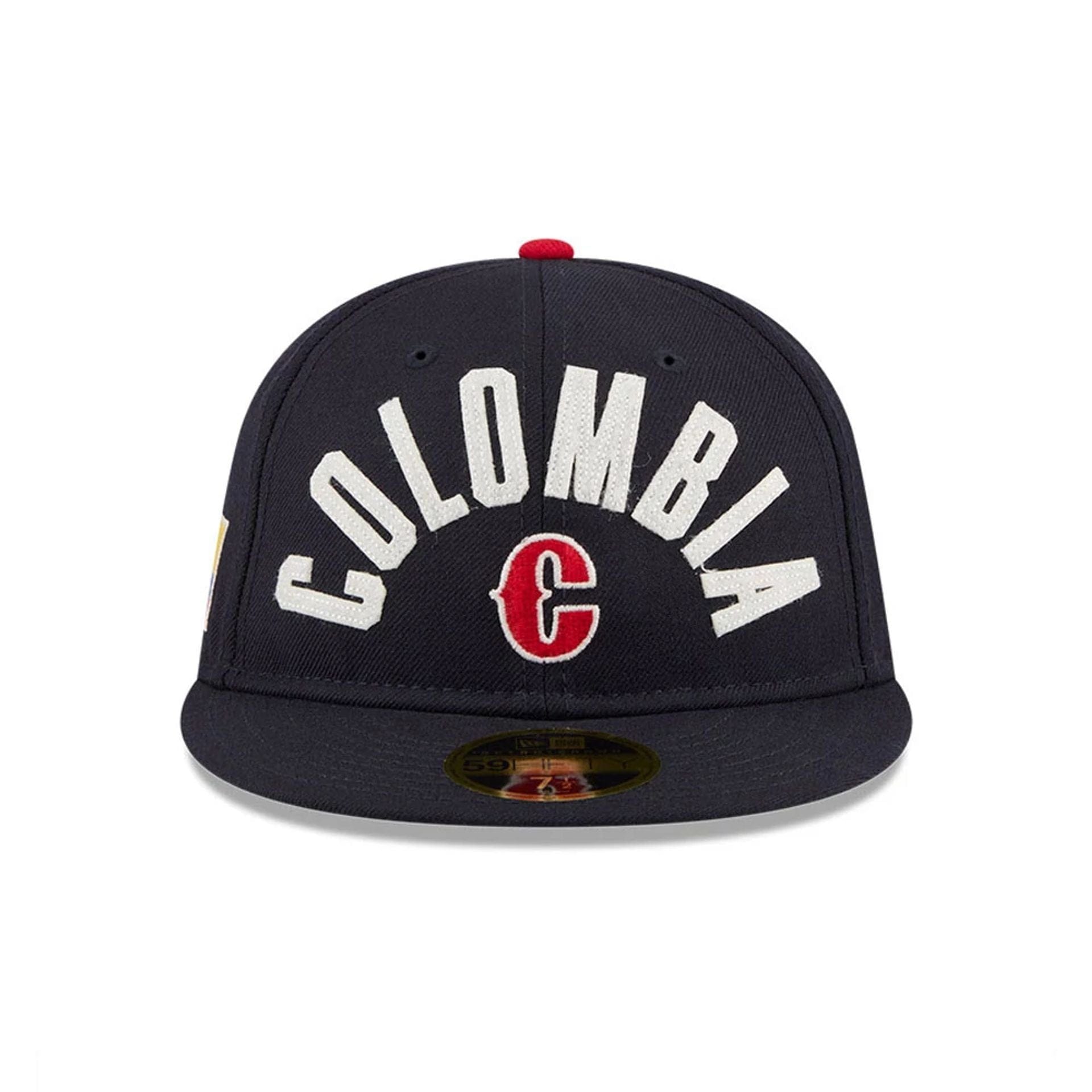 WBC Columbia Classical Script Dark Blue Retro Crown 59FIFTY Fitted Cap