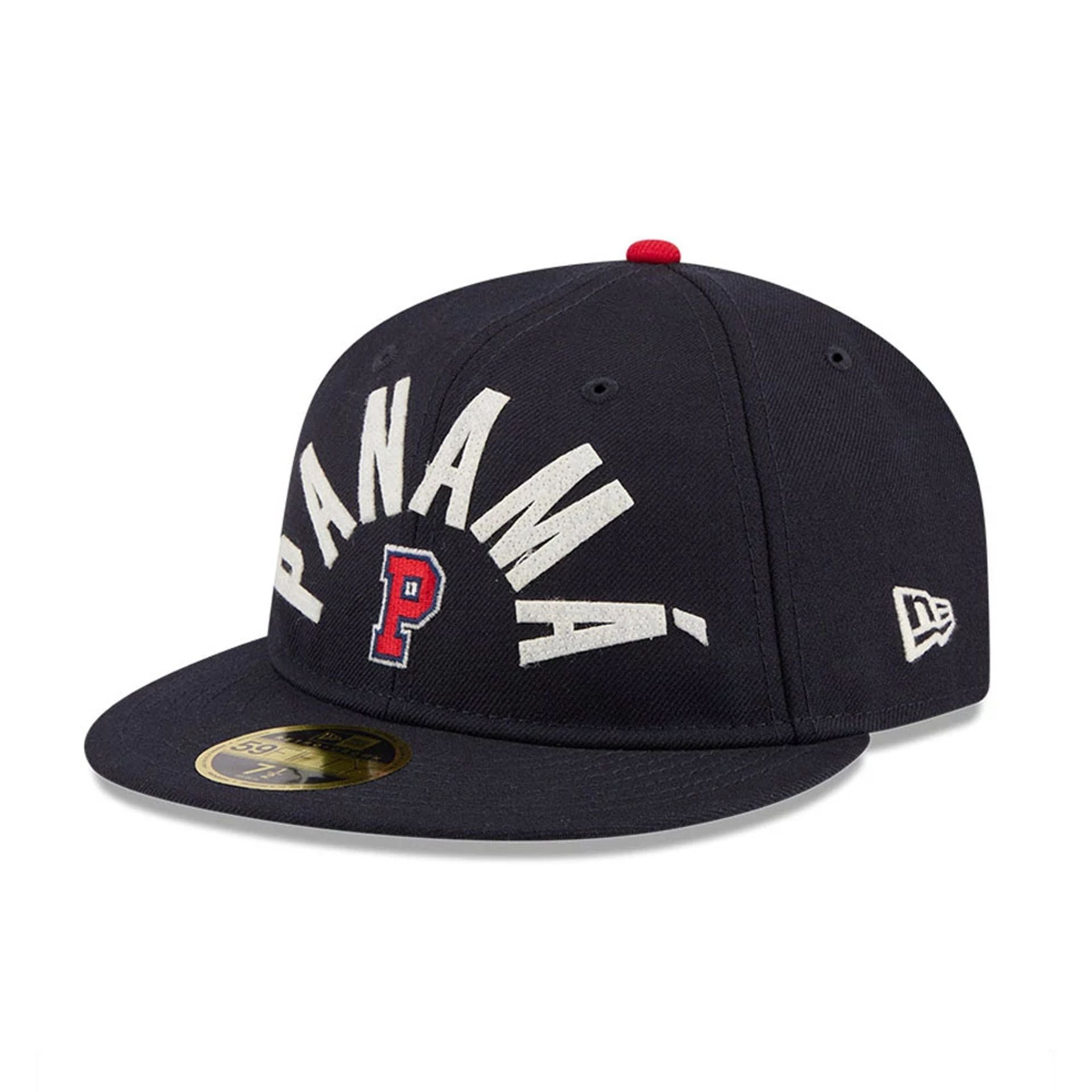 WBC Panama Classical Script Navy Retro Crown 59FIFTY Fitted Cap
