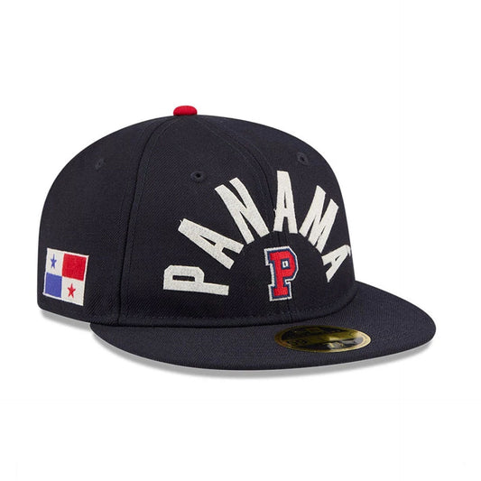 WBC Panama Classical Script Navy Retro Crown 59FIFTY Fitted Cap