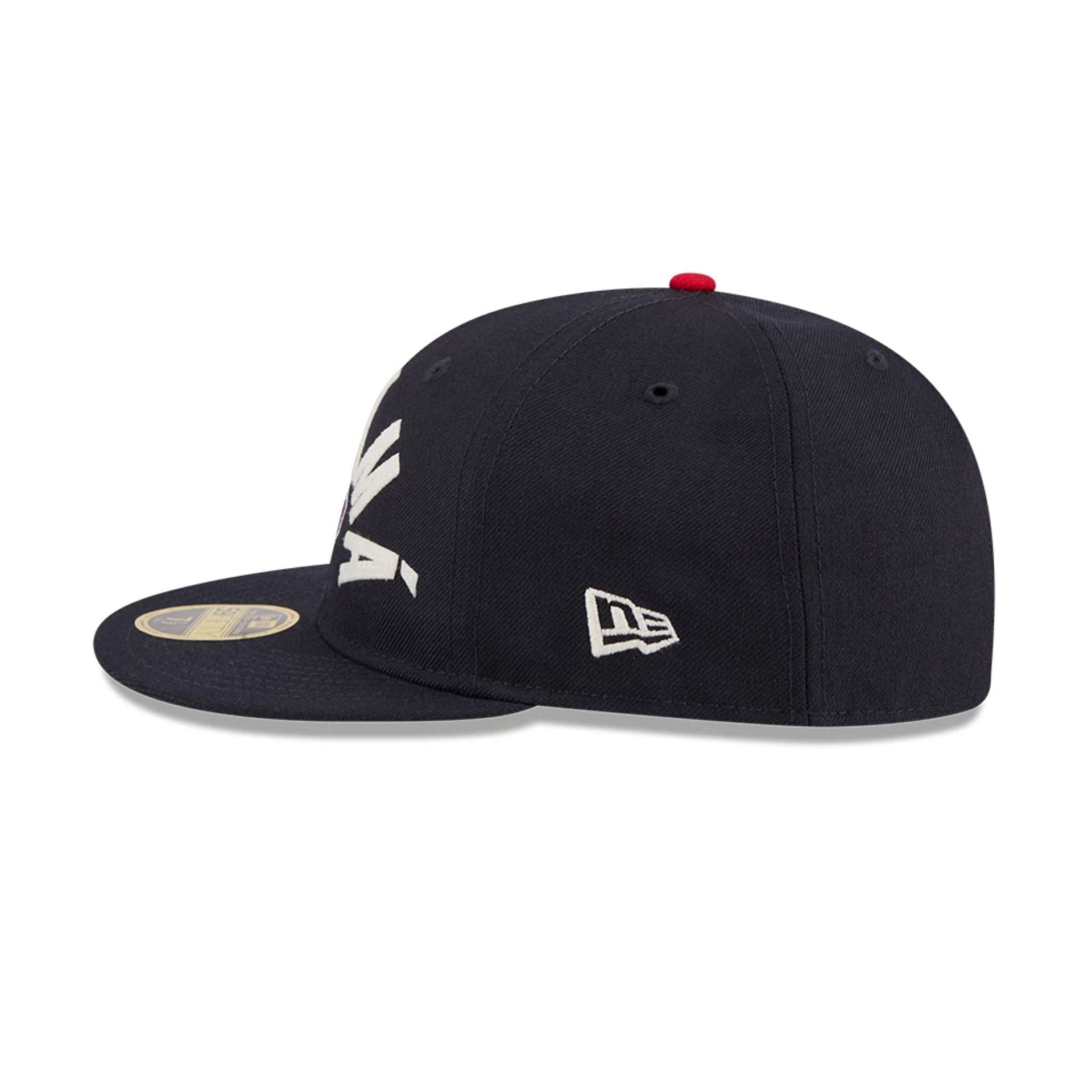 WBC Panama Classical Script Navy Retro Crown 59FIFTY Fitted Cap