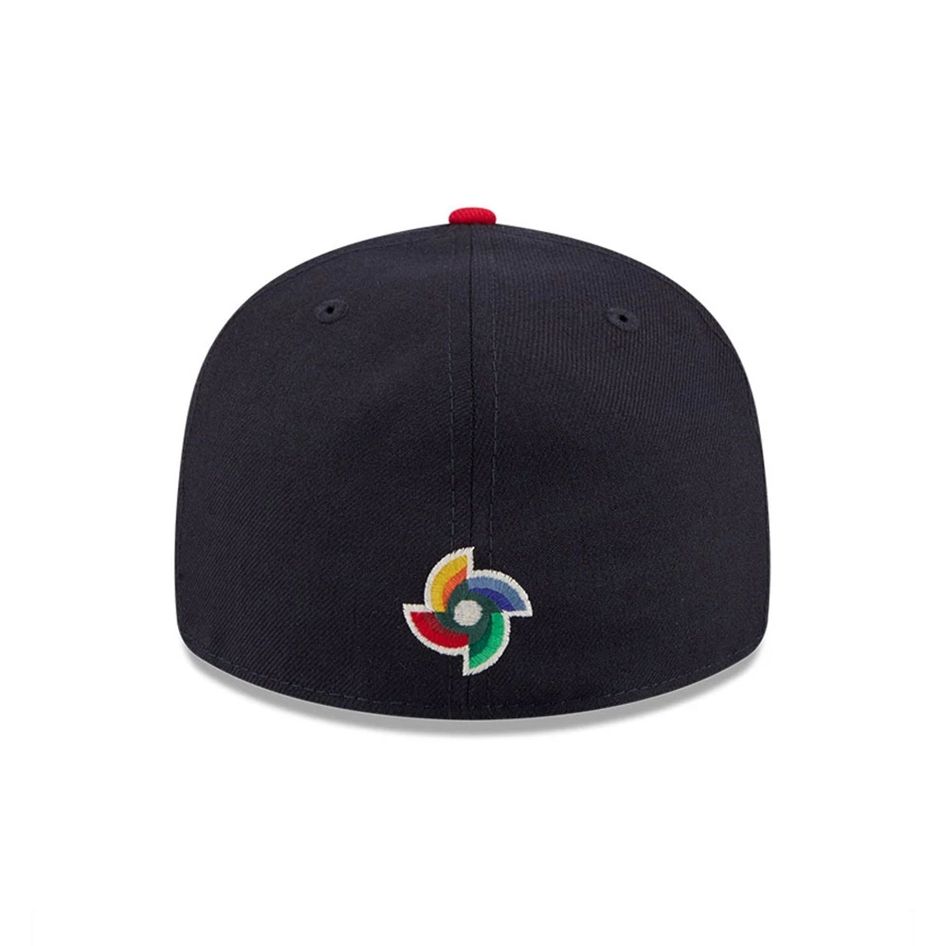 WBC Panama Classical Script Navy Retro Crown 59FIFTY Fitted Cap