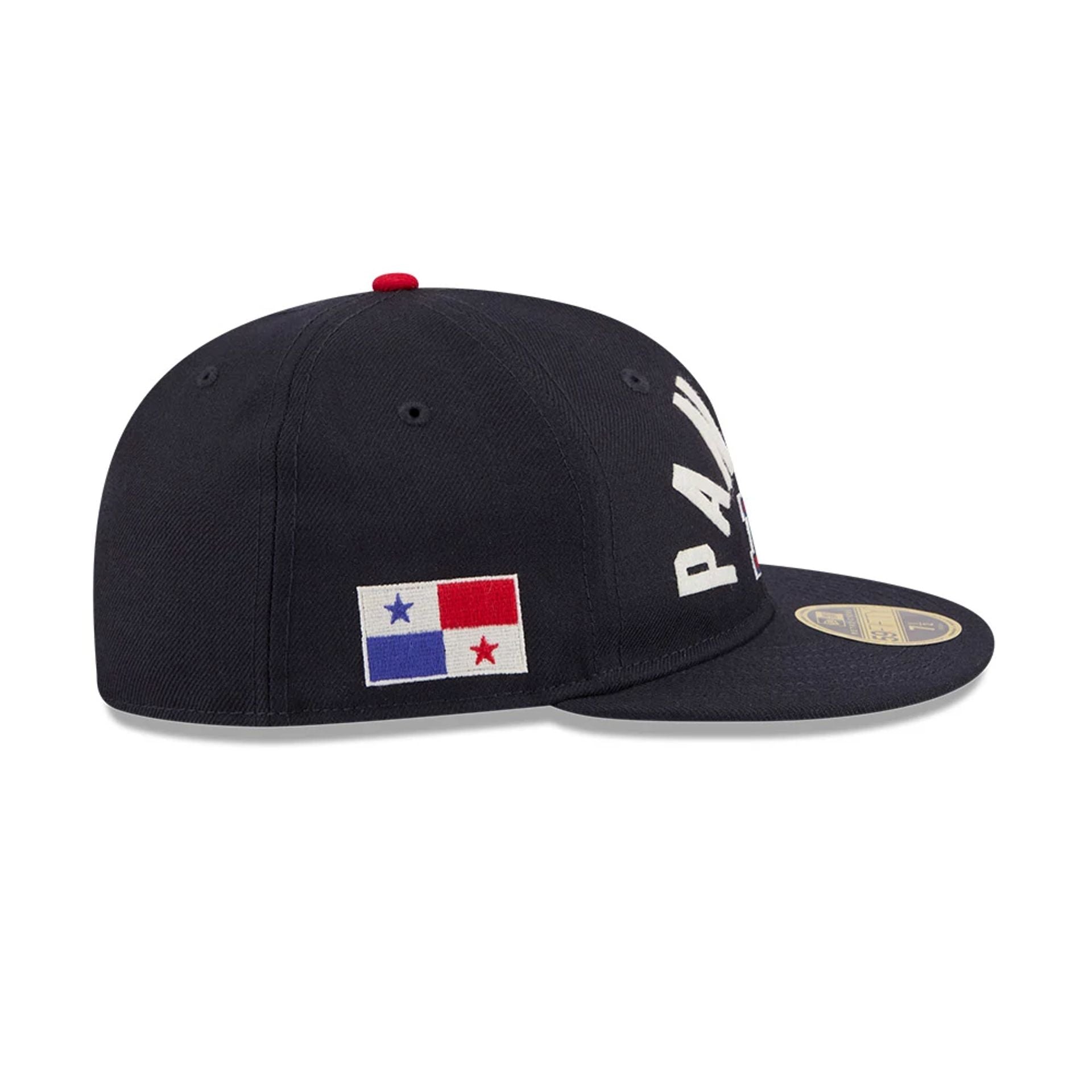 WBC Panama Classical Script Navy Retro Crown 59FIFTY Fitted Cap