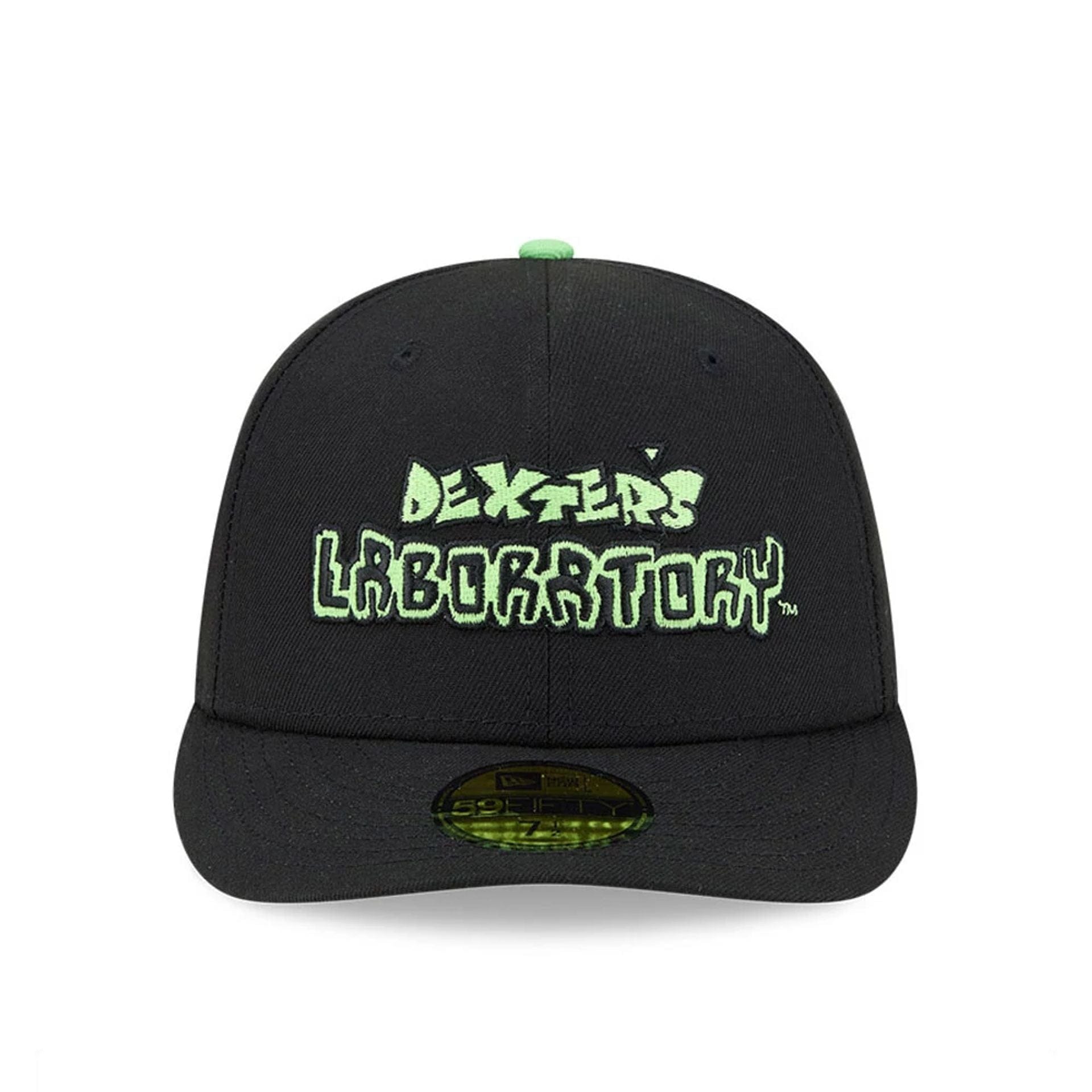 Warner Bros Logo Dexter's Laboratory Black 59FIFTY Fitted Cap