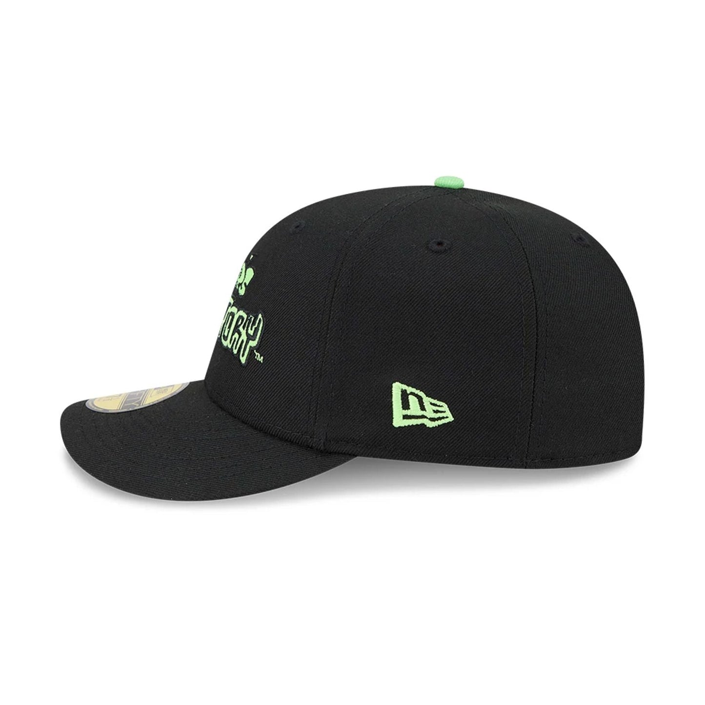 Warner Bros Logo Dexter's Laboratory Black 59FIFTY Fitted Cap