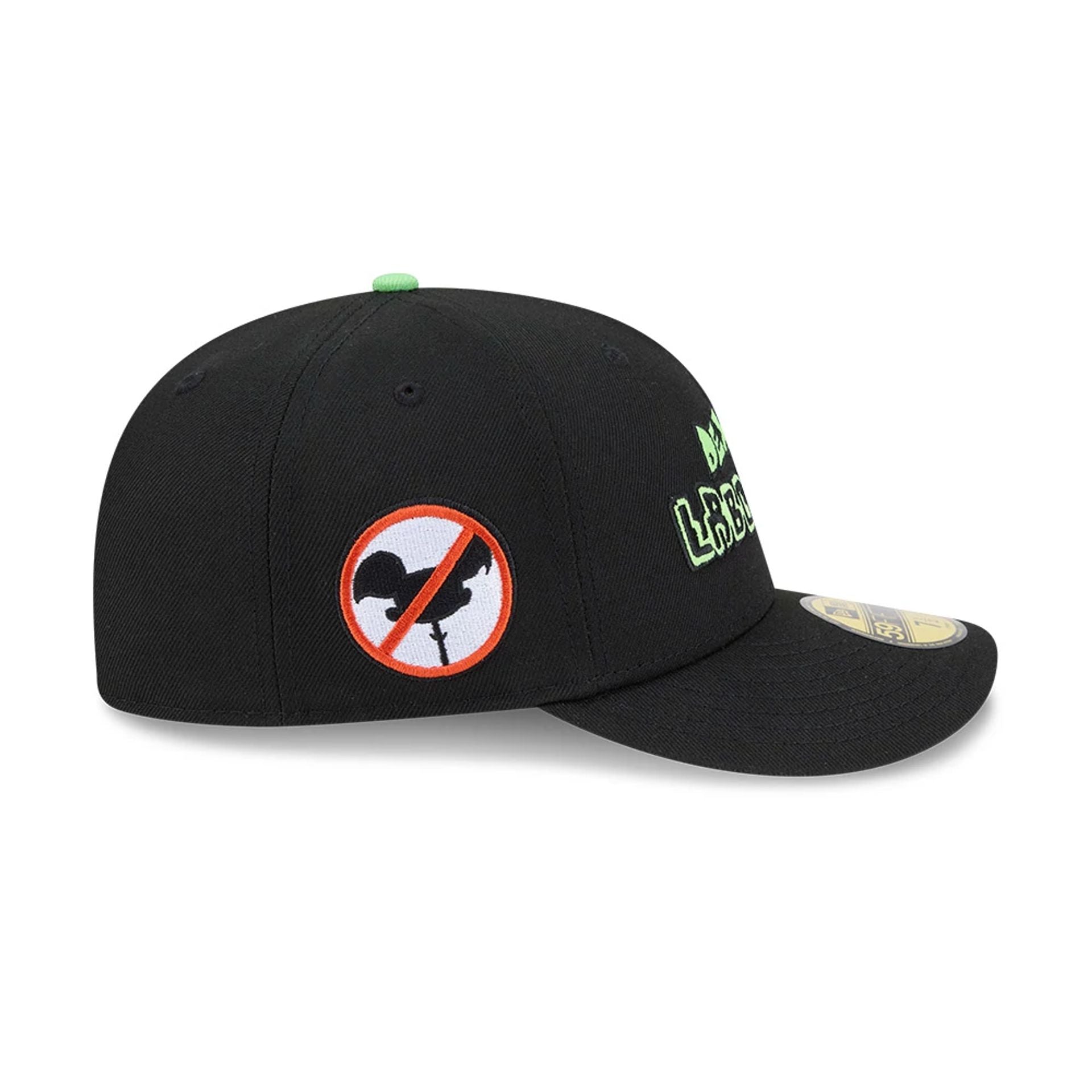 Warner Bros Logo Dexter's Laboratory Black 59FIFTY Fitted Cap