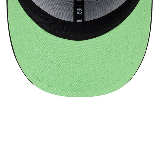 Warner Bros Logo Dexter's Laboratory Black 59FIFTY Fitted Cap