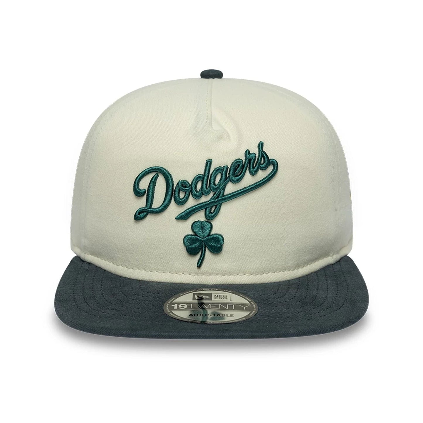 LA Dodgers MLB Metallic Logo Cream 19TWENTY Adjustable Cap