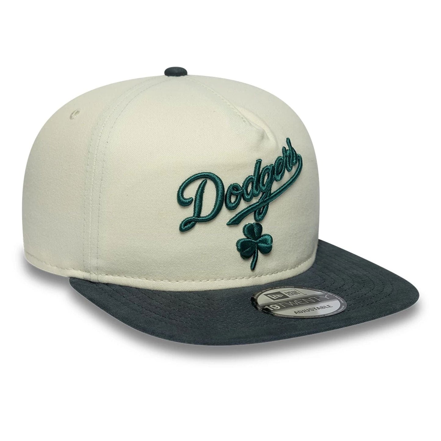 LA Dodgers MLB Metallic Logo Cream 19TWENTY Adjustable Cap