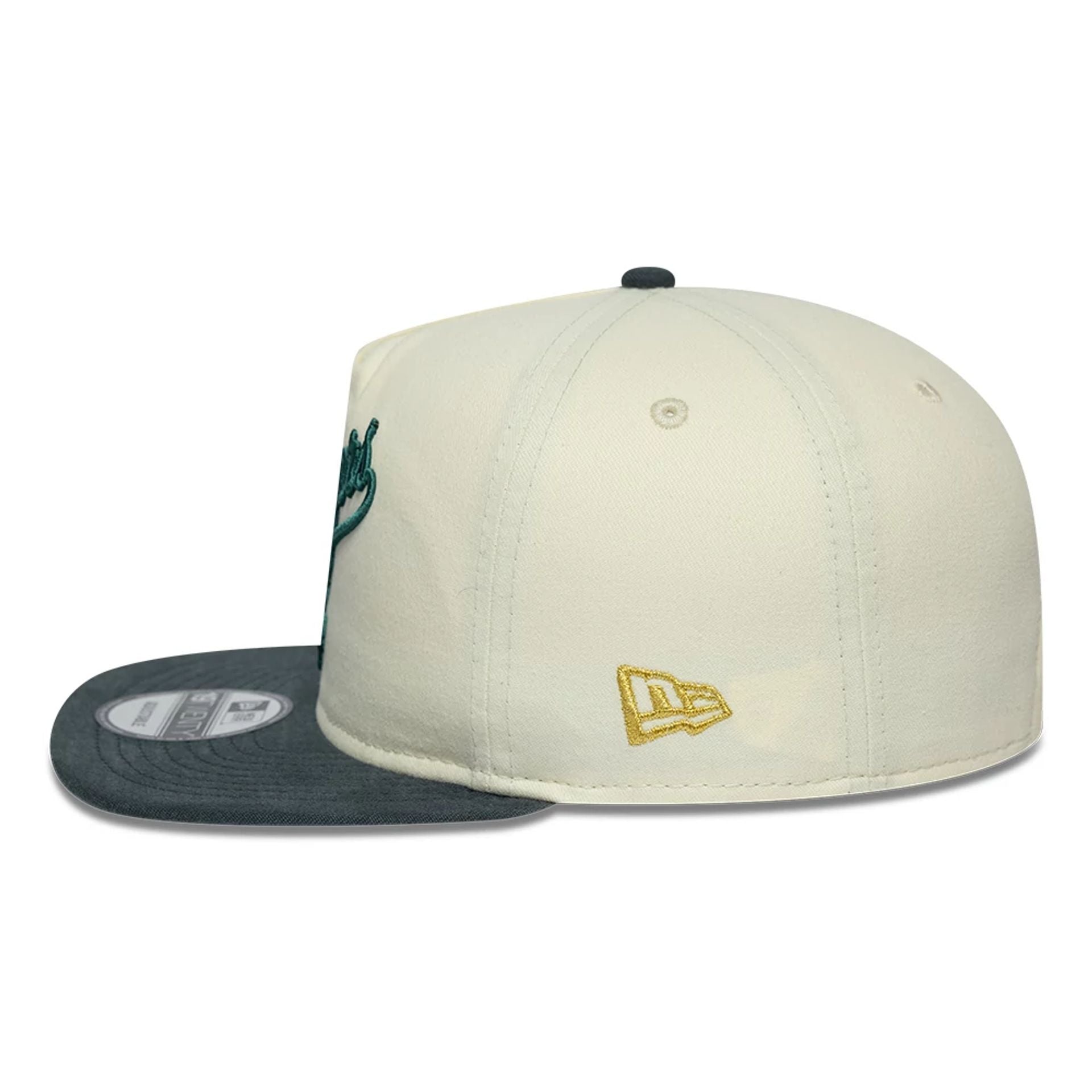 LA Dodgers MLB Metallic Logo Cream 19TWENTY Adjustable Cap