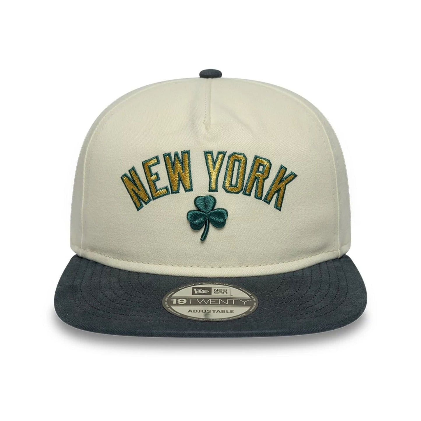 New York Yankees MLB Metallic Logo Cream 19TWENTY Adjustable Cap