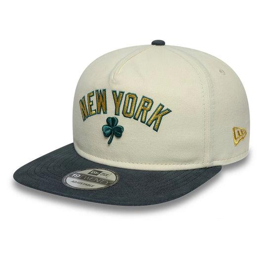 New York Yankees MLB Metallic Logo Cream 19TWENTY Adjustable Cap
