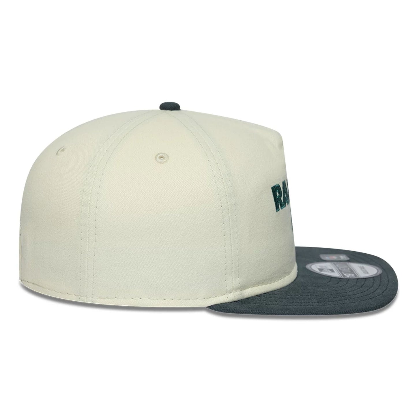 Las Vegas Raiders NFL Metallic Logo Cream 19TWENTY Adjustable Cap