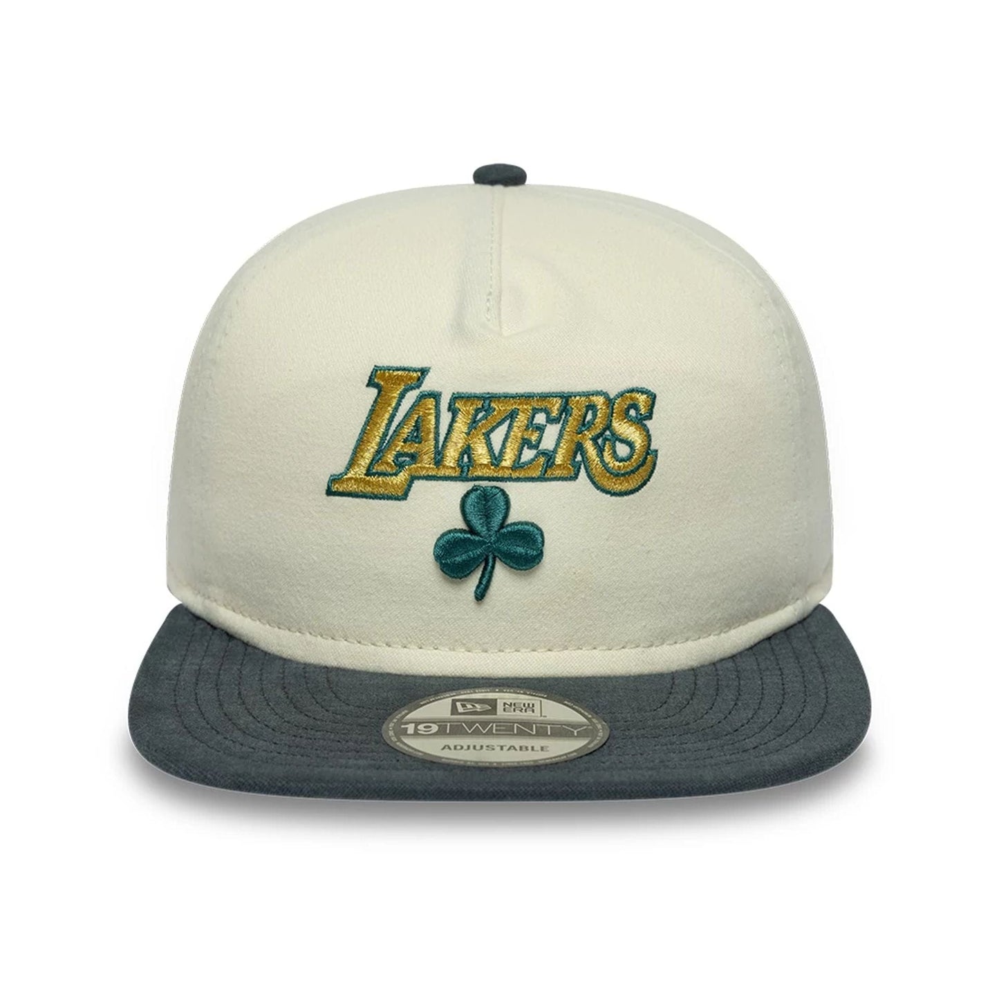 LA Lakers NBA Metallic Logo Cream 19TWENTY Adjustable Cap
