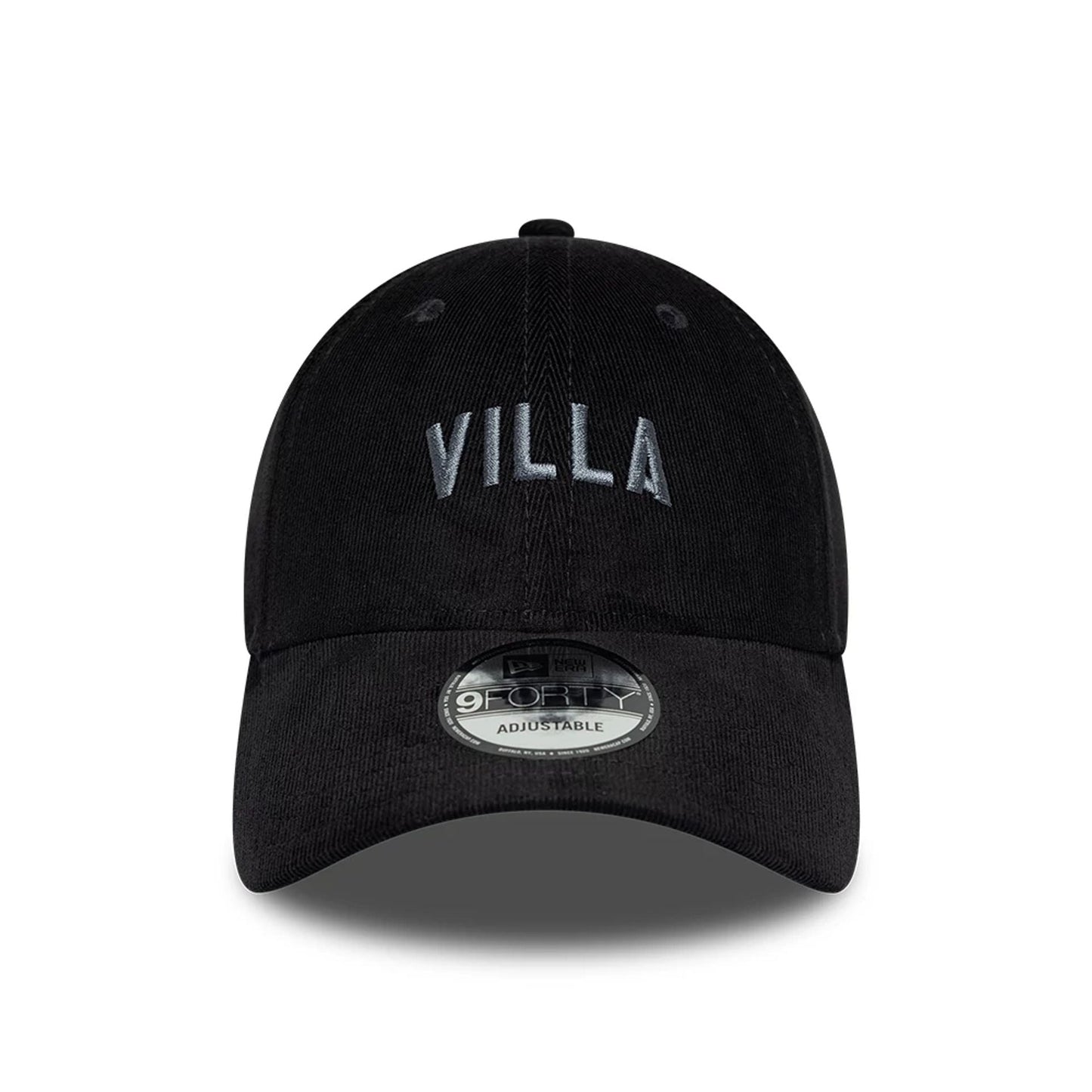 Aston Villa FC Cord Black 9FORTY Adjustable Cap