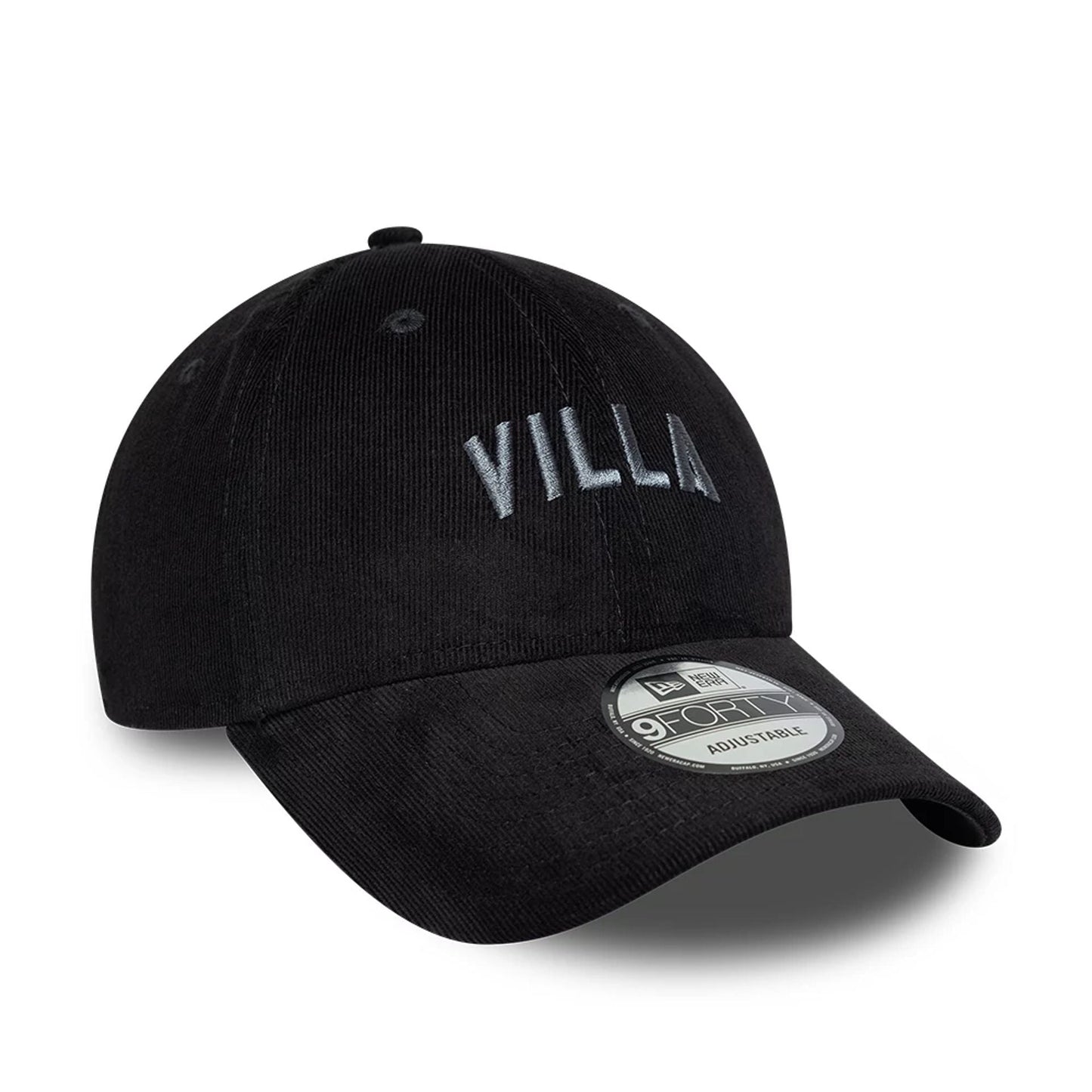 Aston Villa FC Cord Black 9FORTY Adjustable Cap