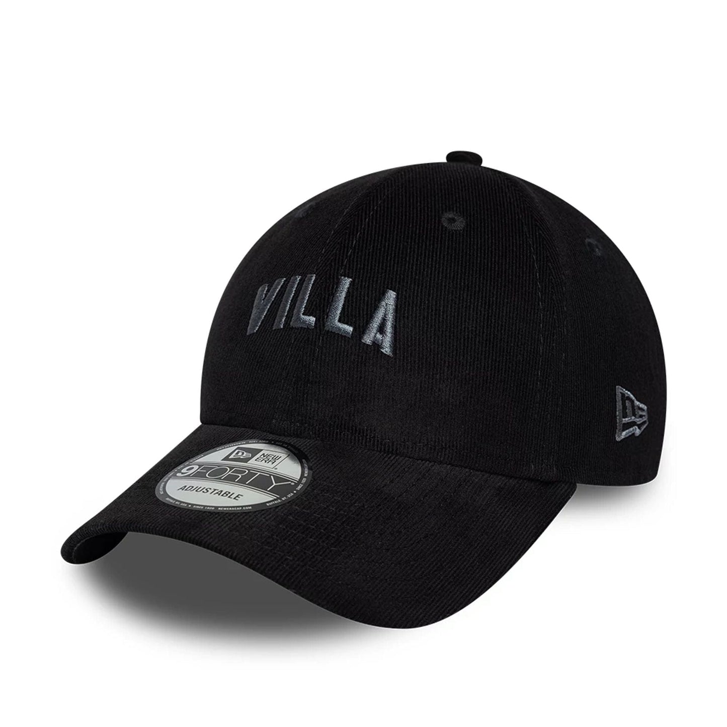Aston Villa FC Cord Black 9FORTY Adjustable Cap