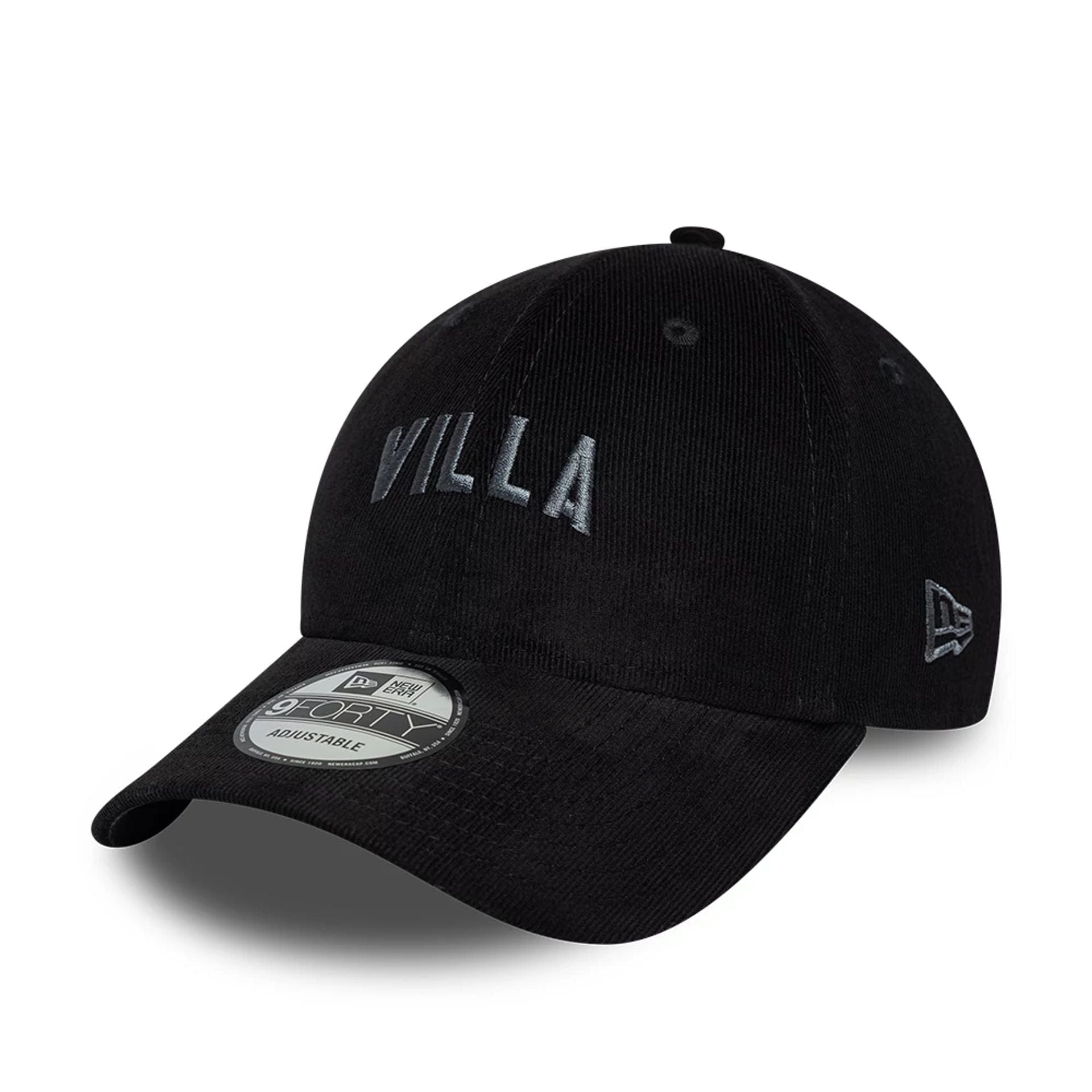 Aston Villa FC Cord Black 9FORTY Adjustable Cap