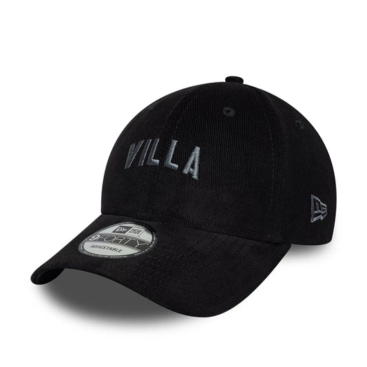 Aston Villa FC Cord Black 9FORTY Adjustable Cap