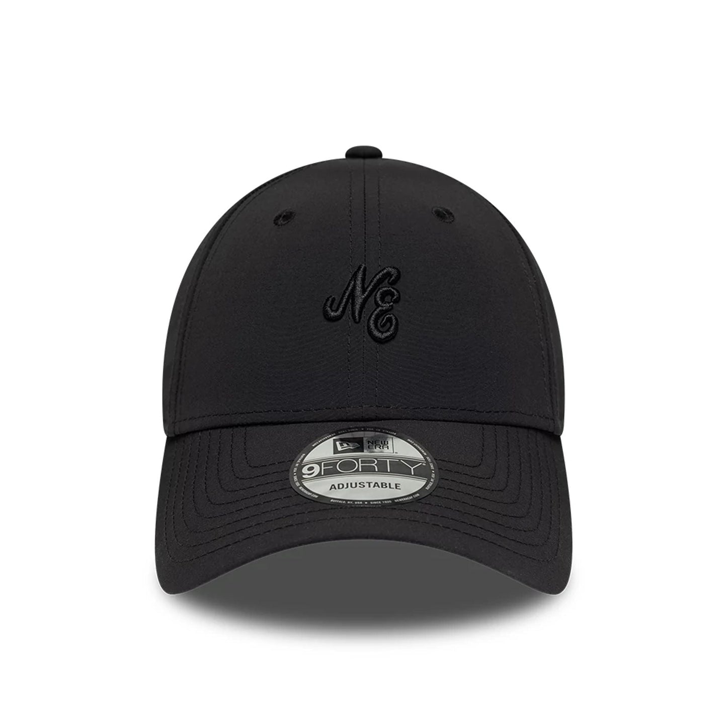 New Era Mini Logo Recycled Black On Black 9FORTY Adjustable Cap