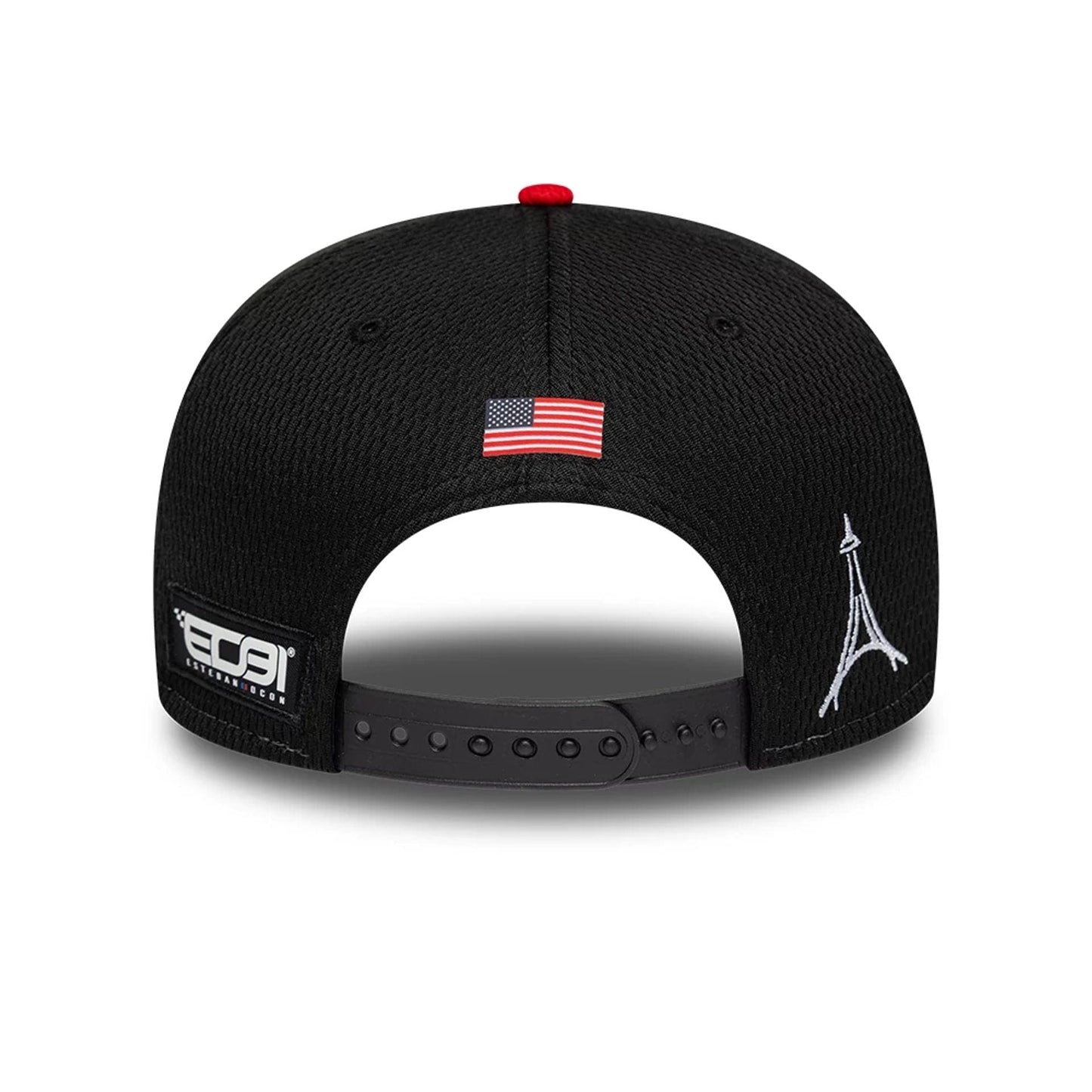TGR Haas F1 Esteban Ocon Black 9SEVENTY Stretch Snap Adjustable Cap