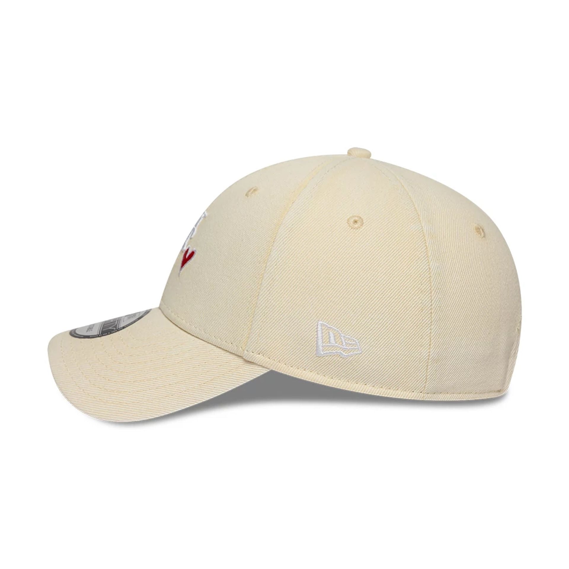 New York Mets MLB Washed Denim Light Beige 9FORTY Adjustable Cap