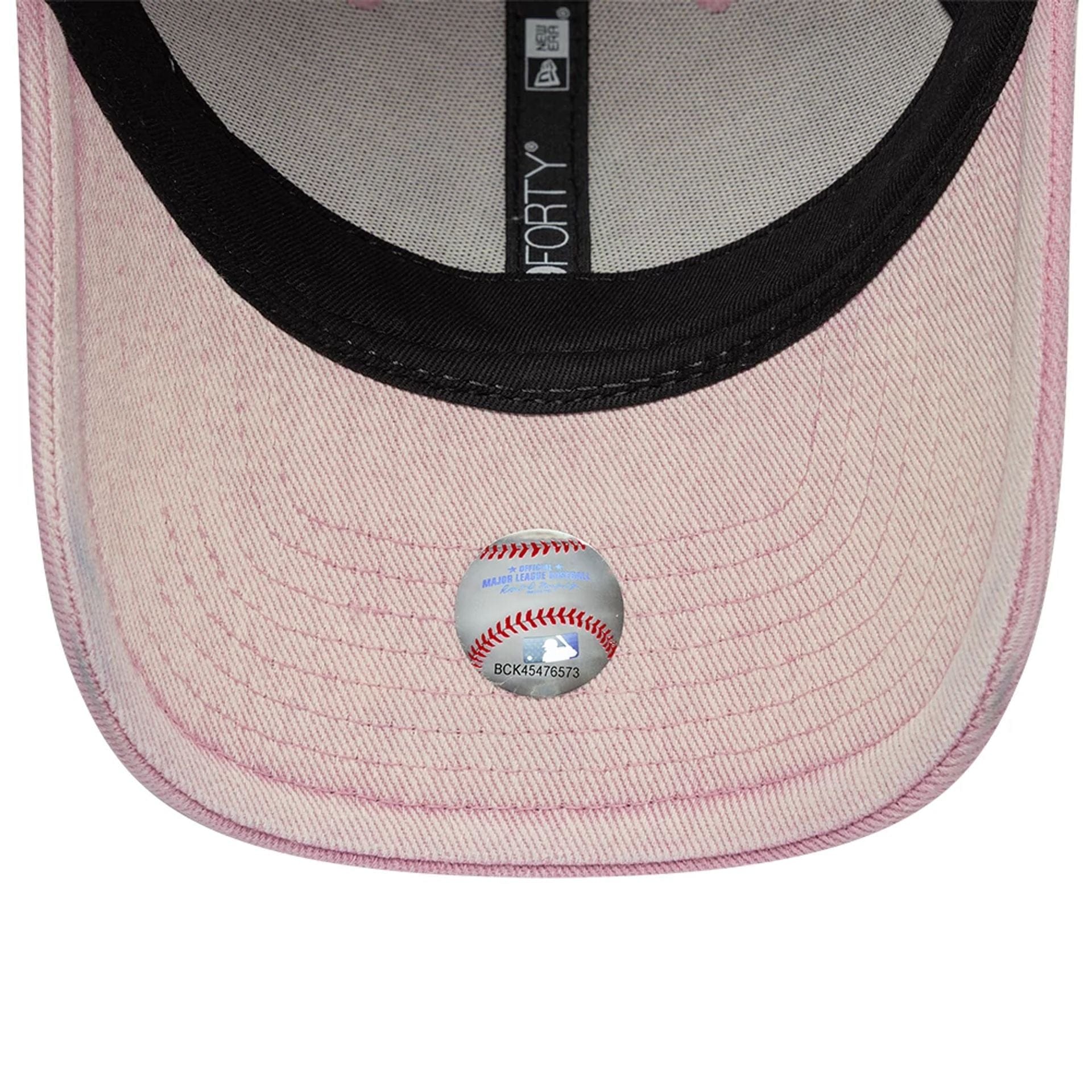 LA Dodgers MLB Washed Denim Pastel Pink 9FORTY Adjustable Cap
