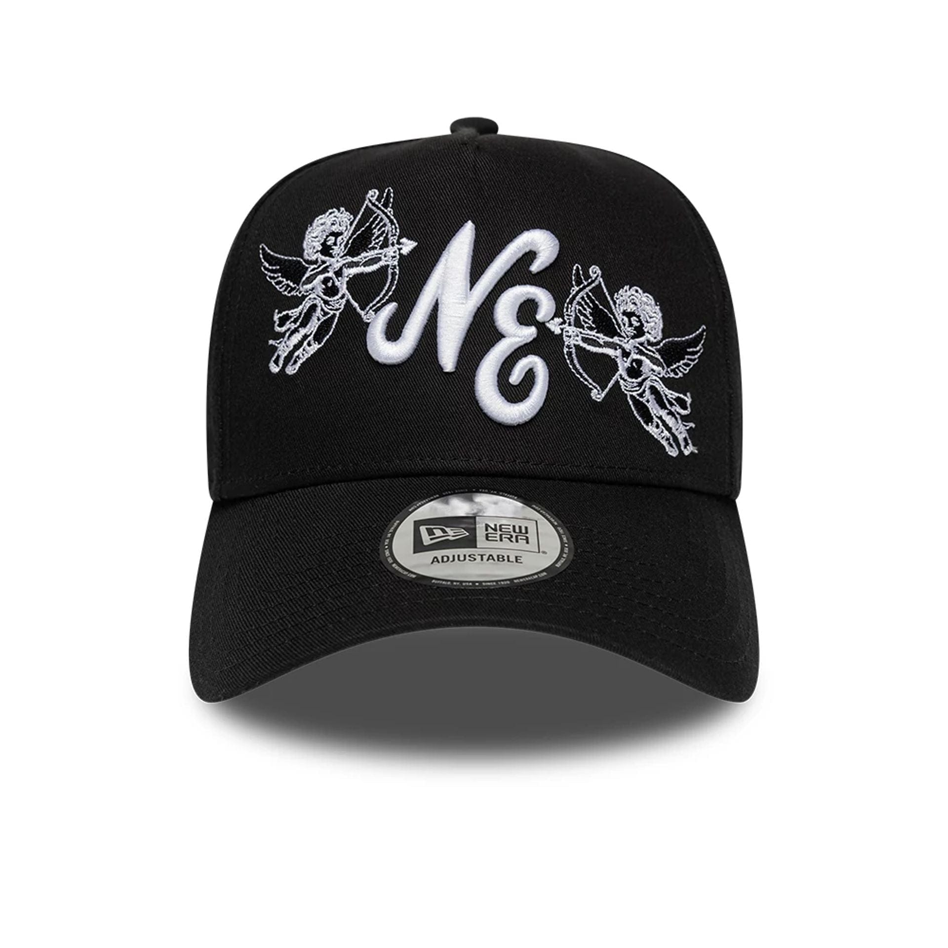 New Era Cherub Black 9FORTY A-Frame Adjustable Cap