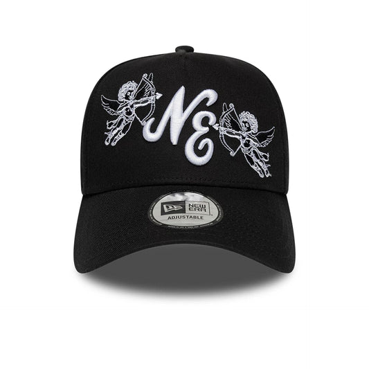 New Era Cherub Black 9FORTY A-Frame Adjustable Cap