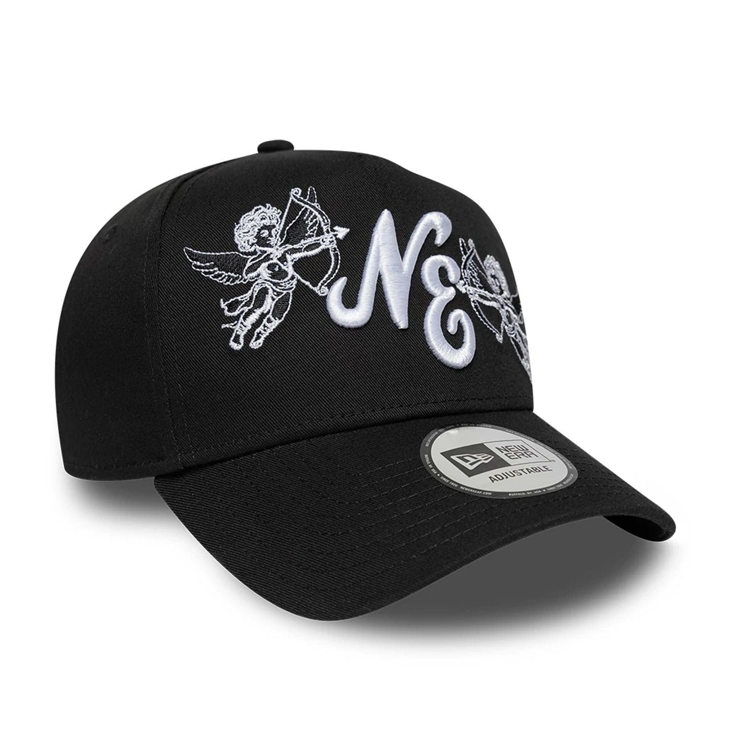 New Era Cherub Black 9FORTY A-Frame Adjustable Cap