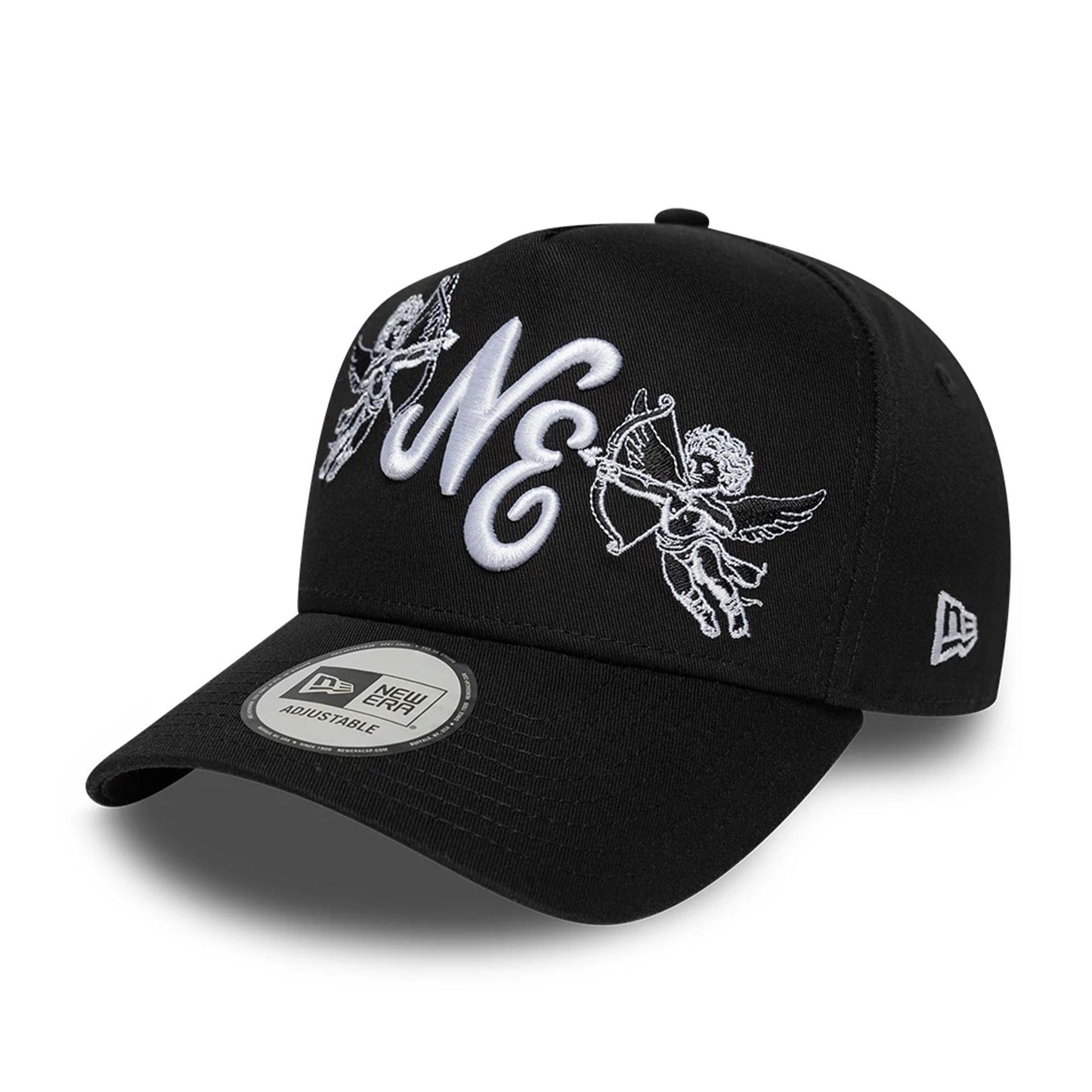 New Era Cherub Black 9FORTY A-Frame Adjustable Cap