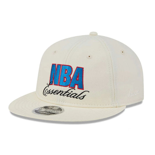 FOG x NBA Logo White Retro Crown 9FIFTY Snapback Adjustable Cap