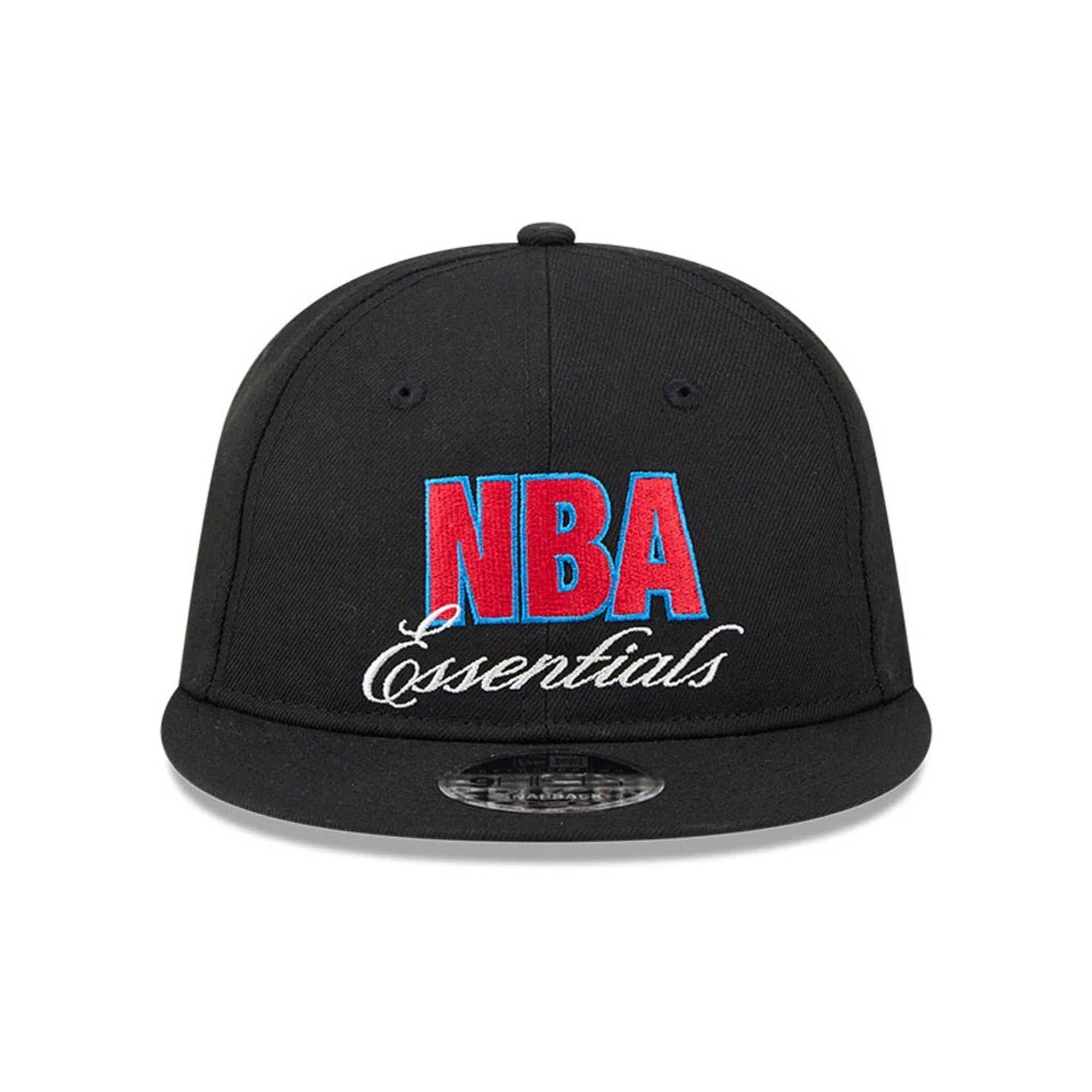 FOG x NBA Logo Black Retro Crown 9FIFTY Snapback Adjustable Cap