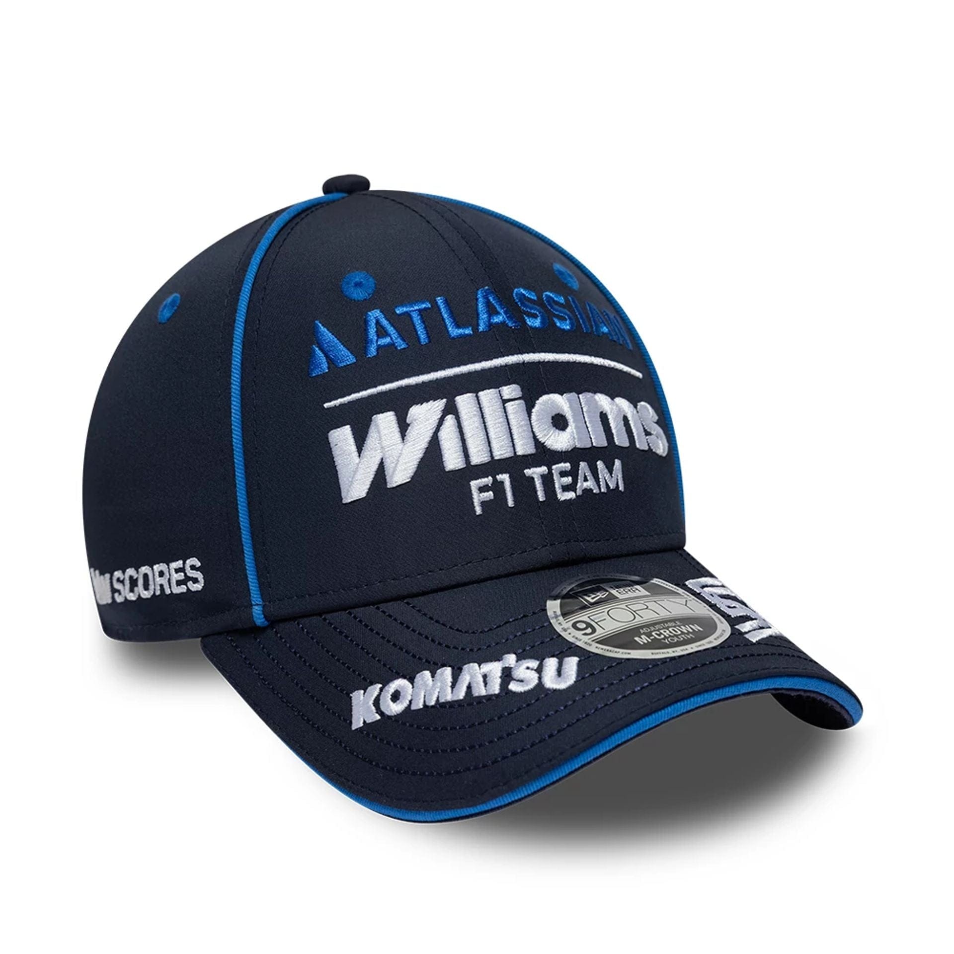 Youth Williams Carlos Sainz Navy 9FORTY M-Crown Adjustable Cap