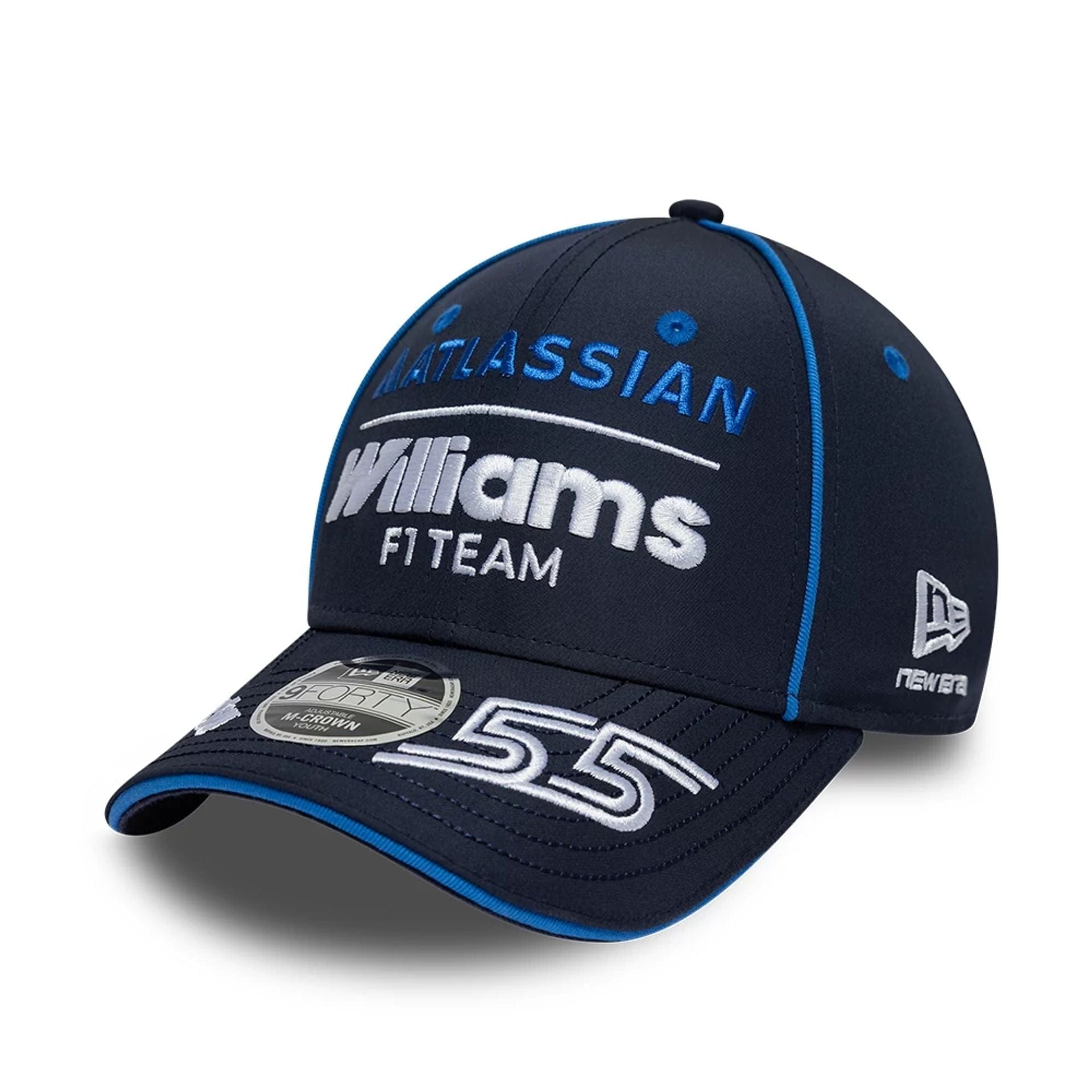 Youth Williams Carlos Sainz Navy 9FORTY M-Crown Adjustable Cap