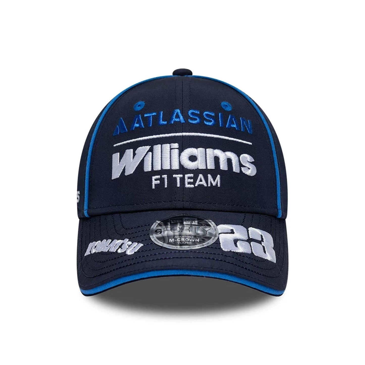 Youth Williams Alex Albon Navy 9FORTY M-Crown Adjustable Cap