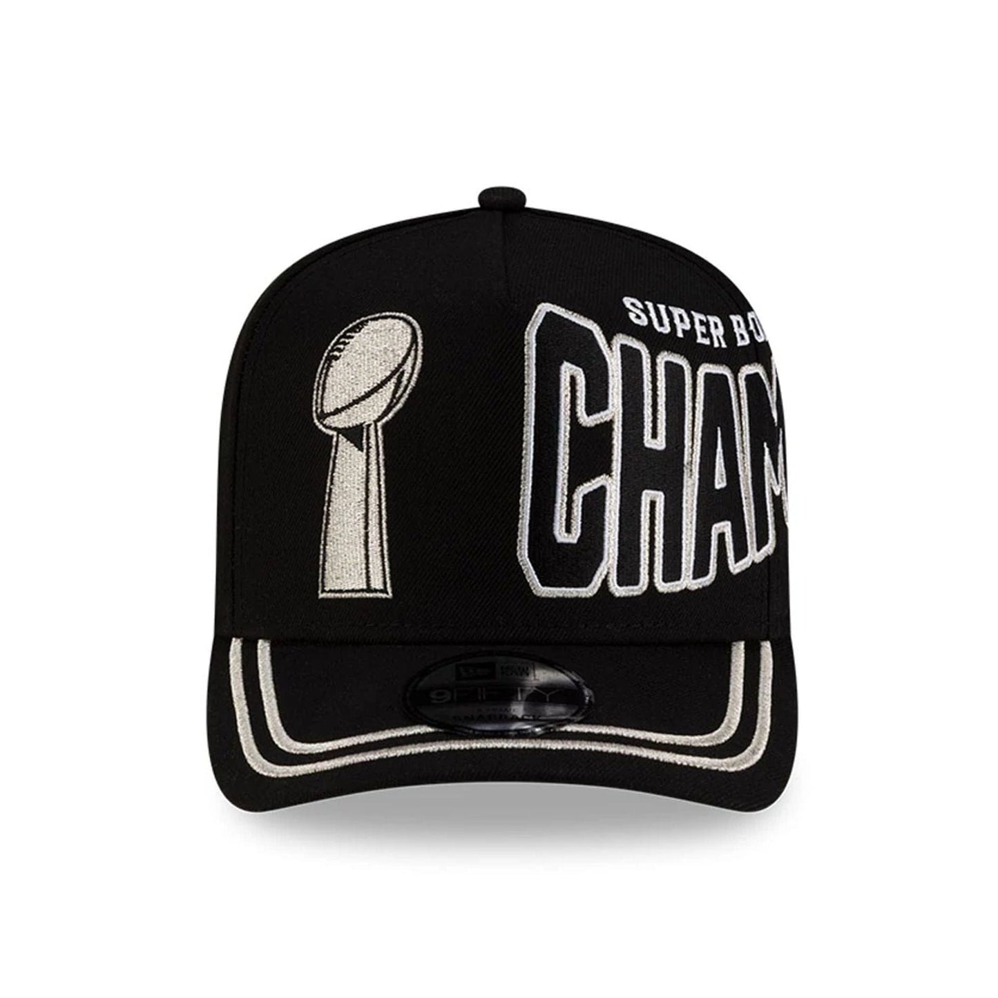 Seattle Seahawks NFL Super Bowl 2026 Parade Black 9FIFTY A-Frame Snapback Cap