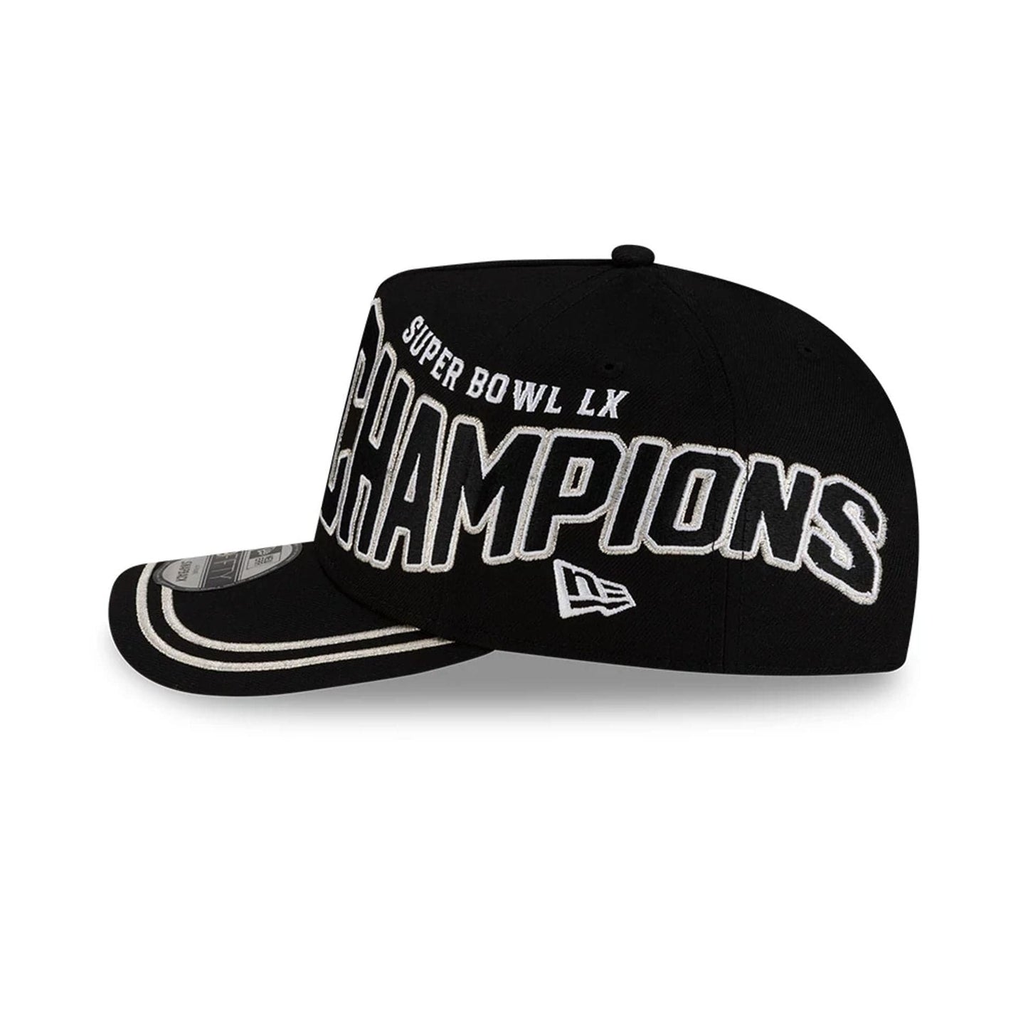 Seattle Seahawks NFL Super Bowl 2026 Parade Black 9FIFTY A-Frame Snapback Cap