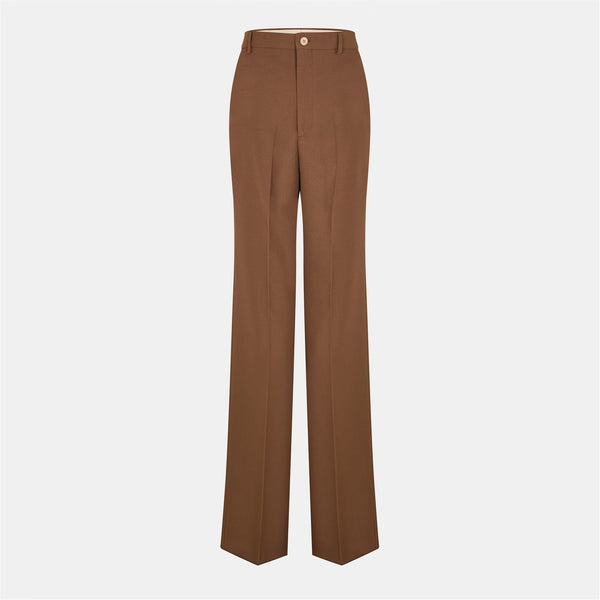 GUCCI Women's High Rise Wide Leg Trousers