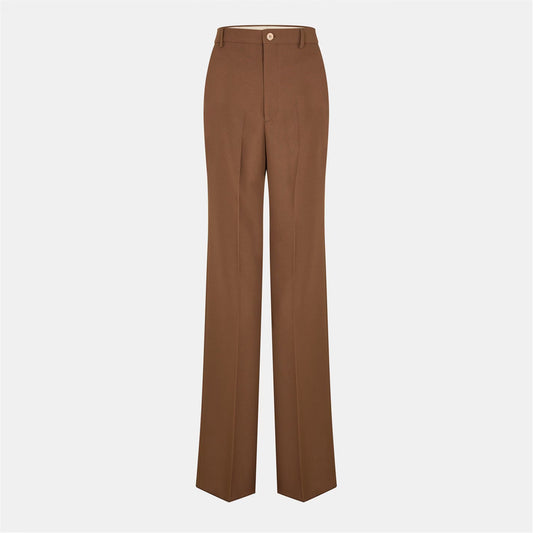 GUCCI Women's High Rise Wide Leg Trousers