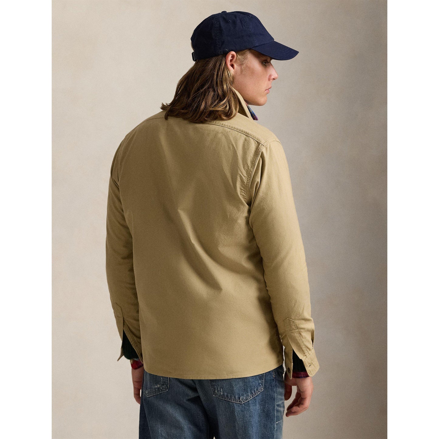 Polo Ralph Lauren Men's Garment Dye Cotton Long Sleeve Full Zip Overshirt