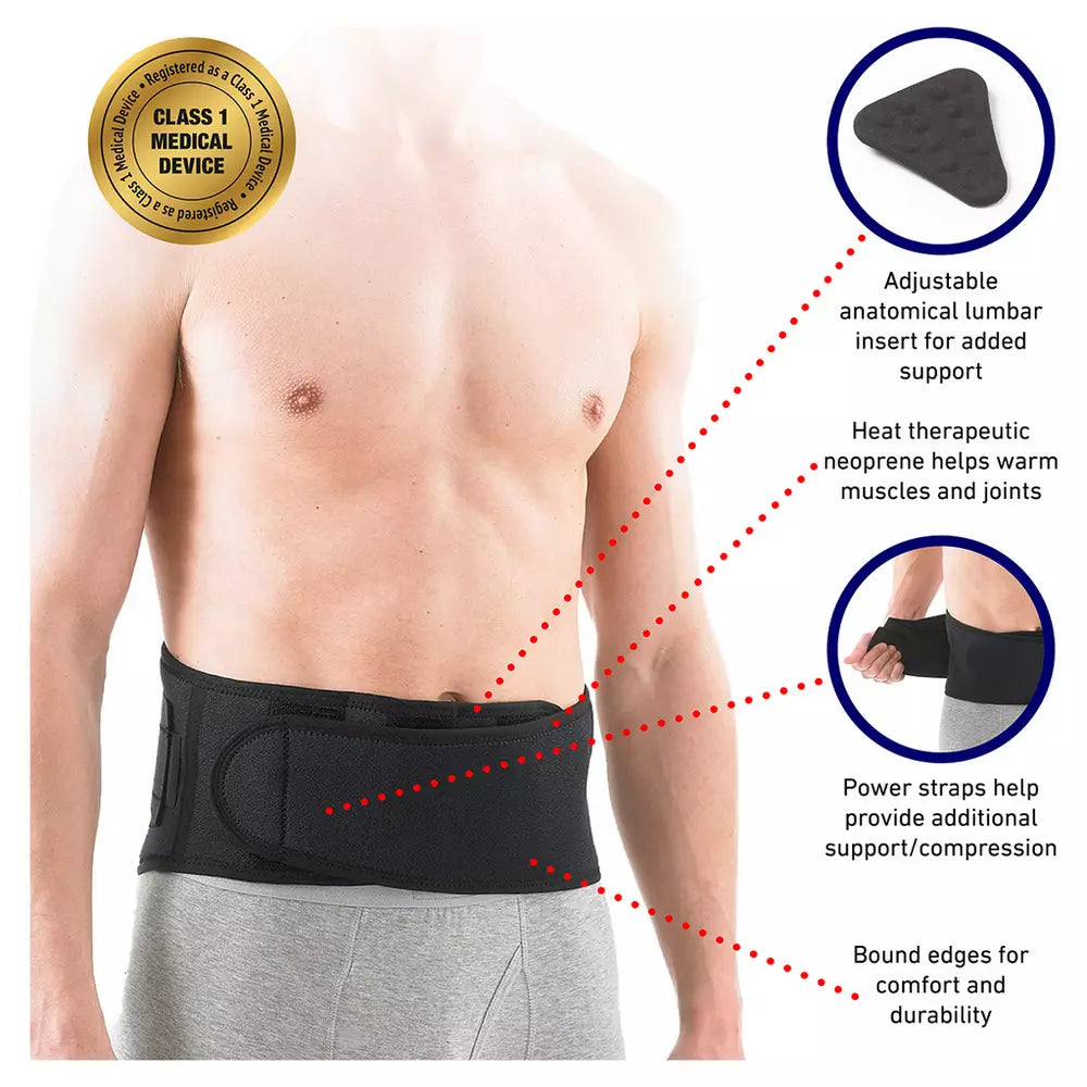 NEO G Back Brace with Power Straps - One Size