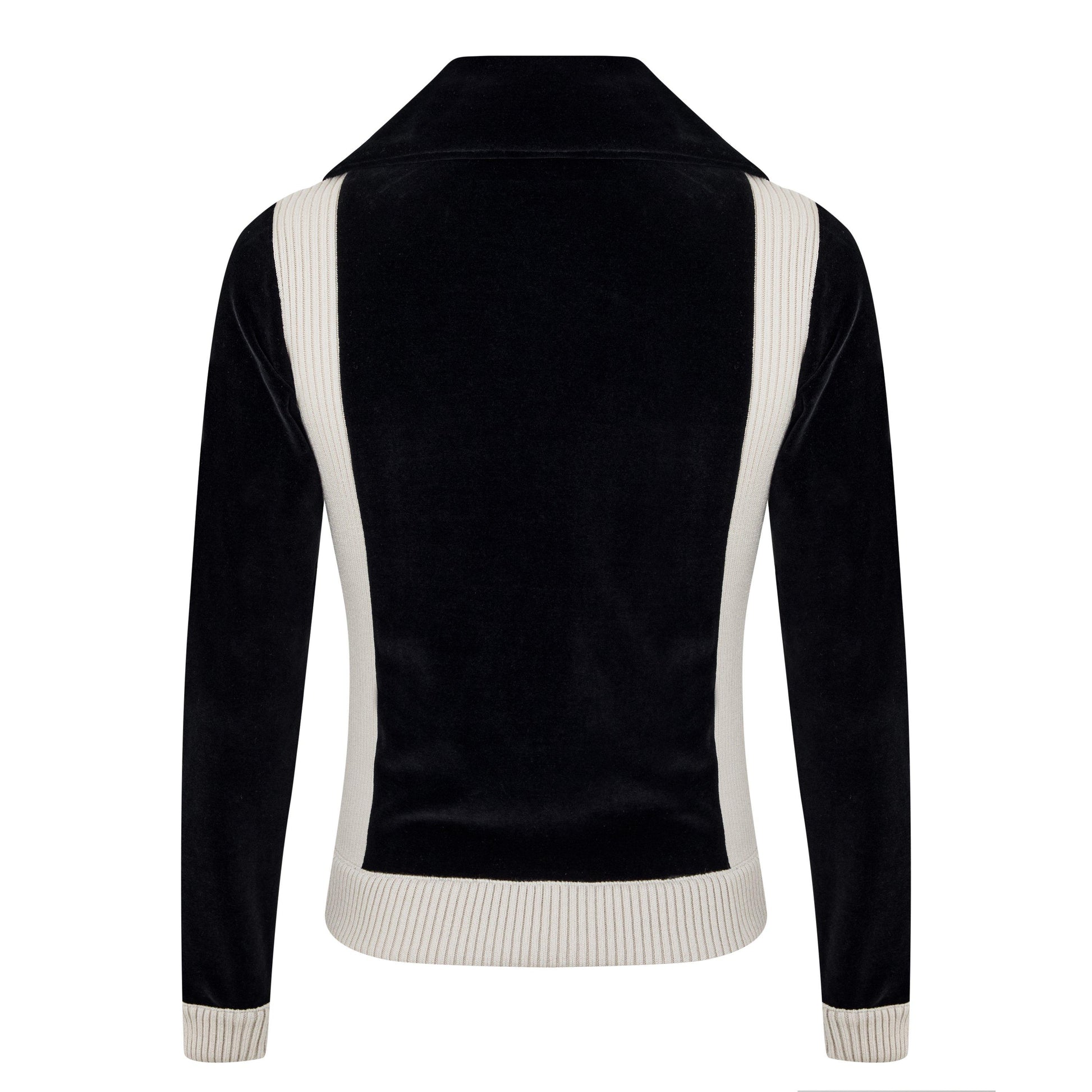 Valentino Men's Chez High-Neck Chenille Cotton Long Sleeve Softshell Jacket