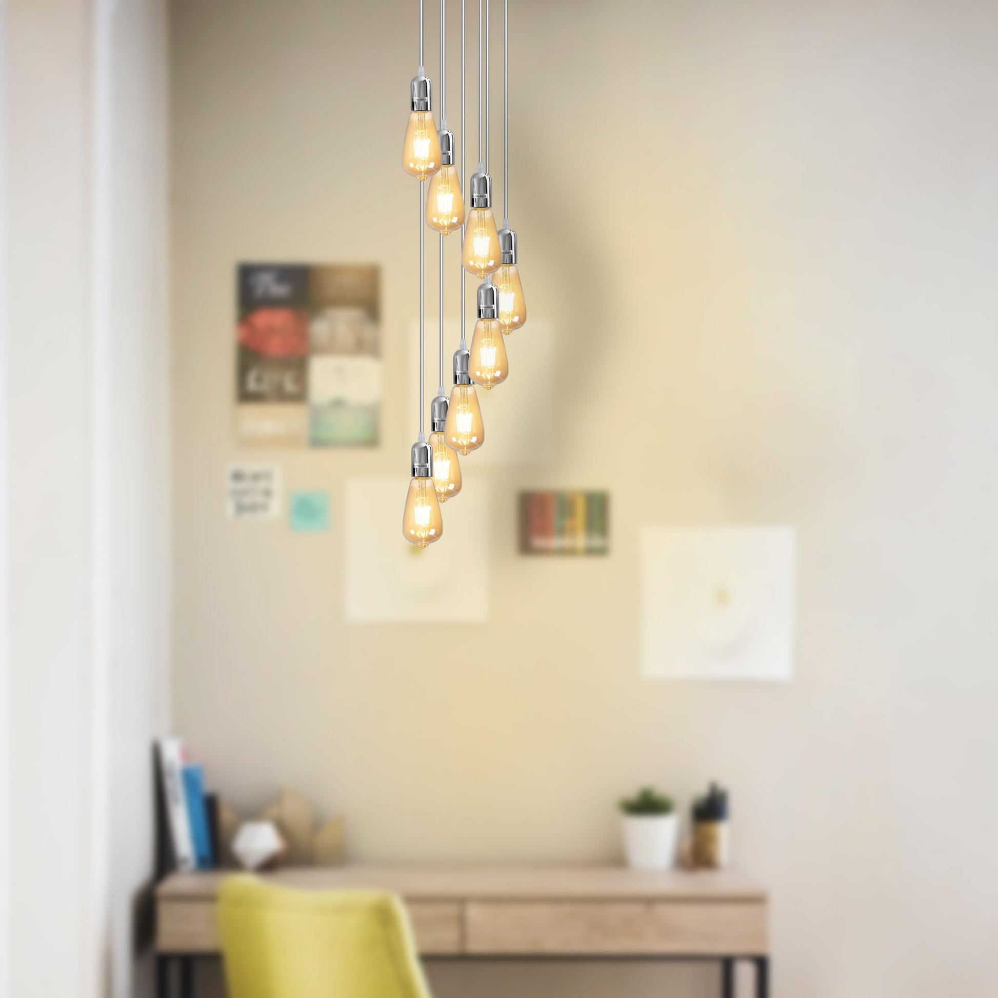 Modern Industrial Style Pendant Light Fitting ~6304 - Interactive Group