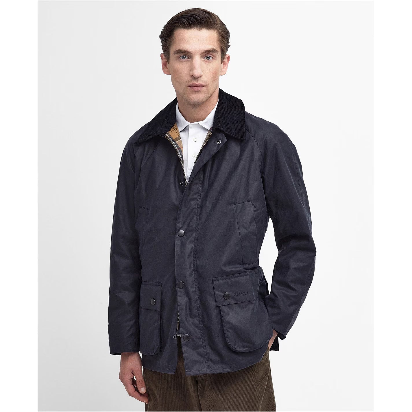 Barbour Mens Ashby Water Resistant Windproof Long Sleeve Wax Jacket