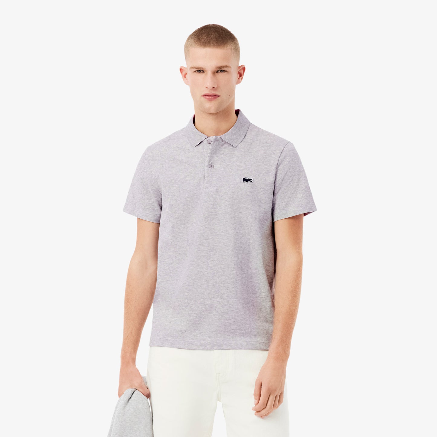 Regular Fit Cotton Blend Polo Shirt