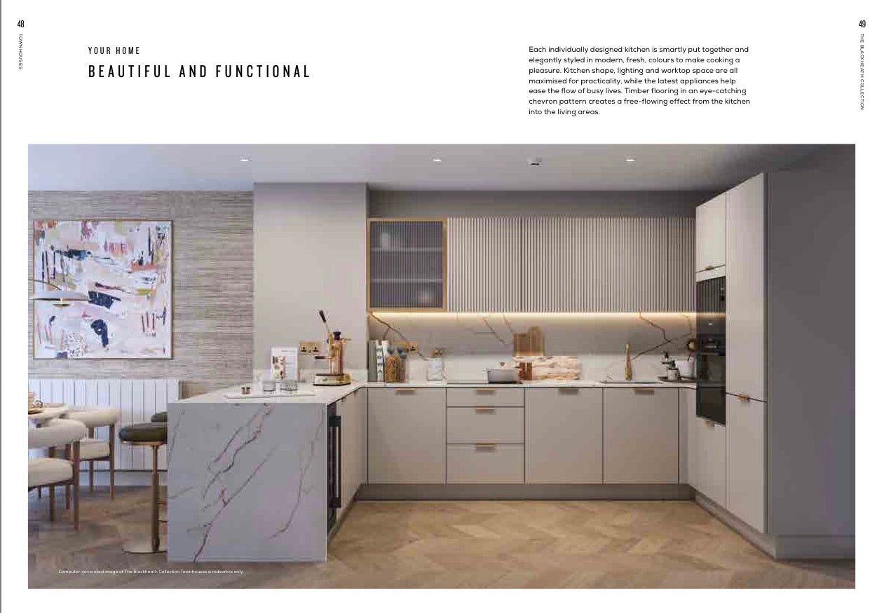 The Blackheath Collection Townhouses — Spacious 4 Bedroom — 3 Bathroom TownHomes — Greenwich SE3 9YY — Kidbrooke Village