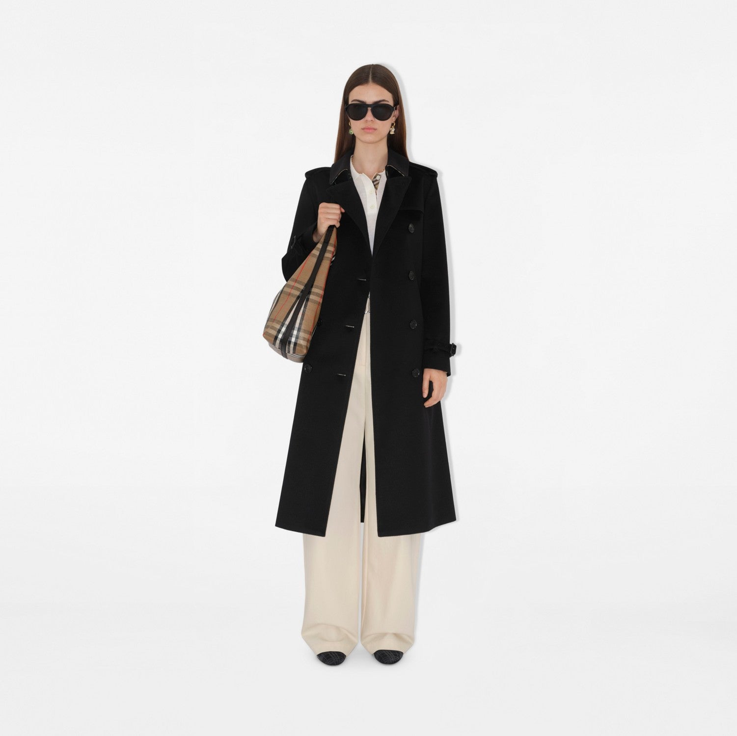 Long Cashmere Kensington Trench Coat