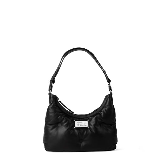 Glam Slam Small Padded Leather Shoulder Bag