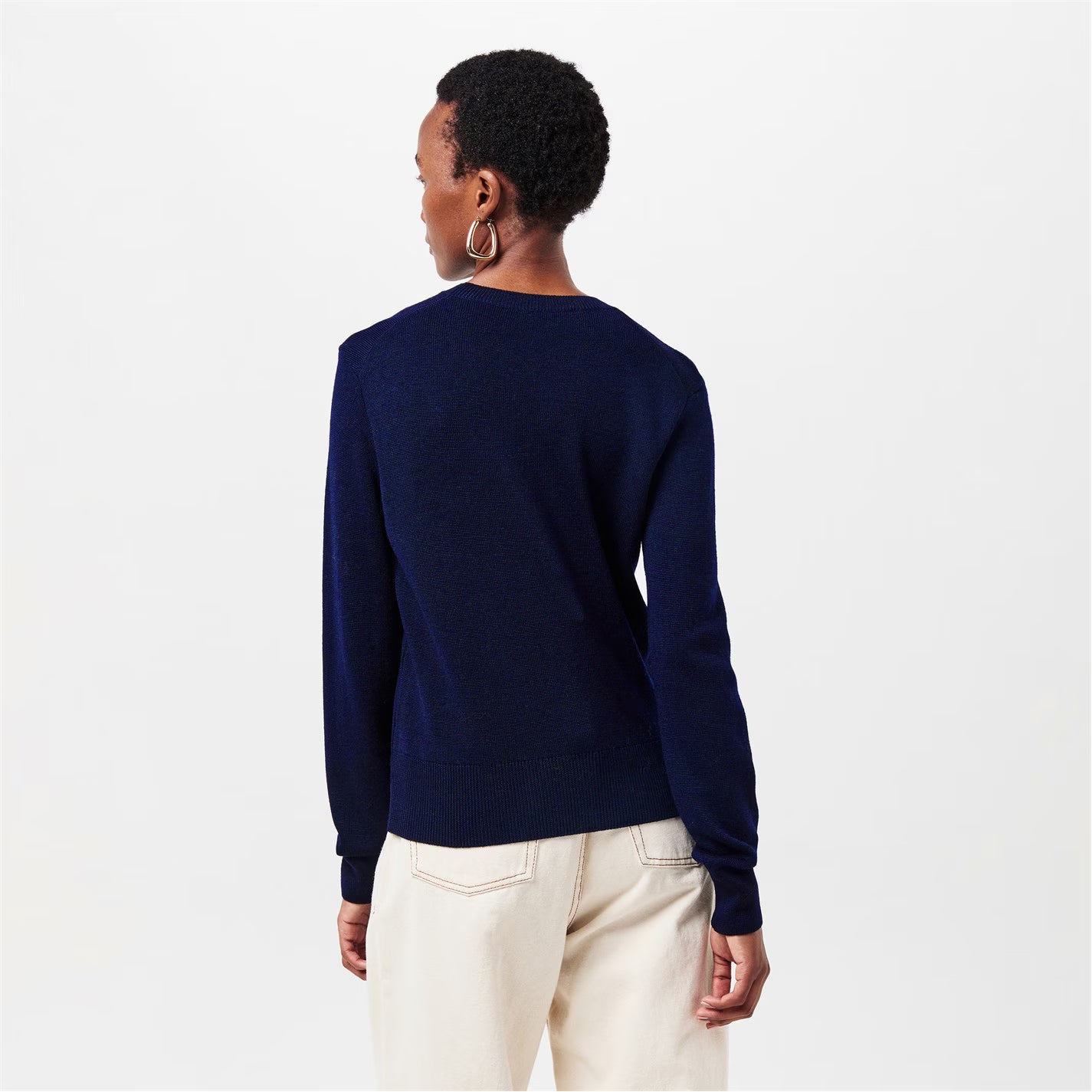 Wool Ami de Coeur Crew Neck Sweater