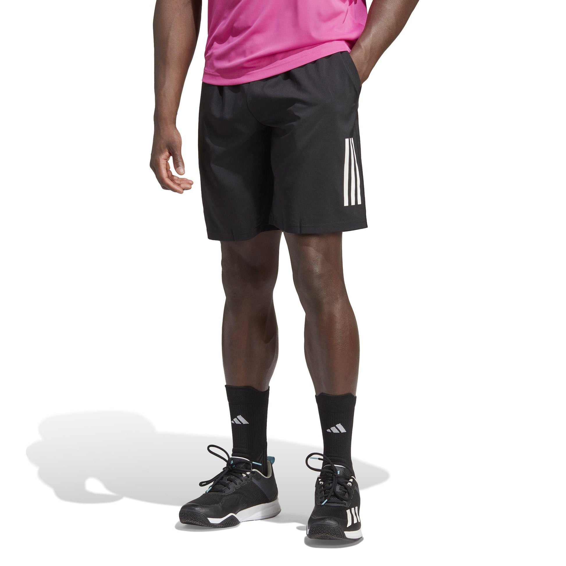 adidas Club 3 Stripe Shorts Mens